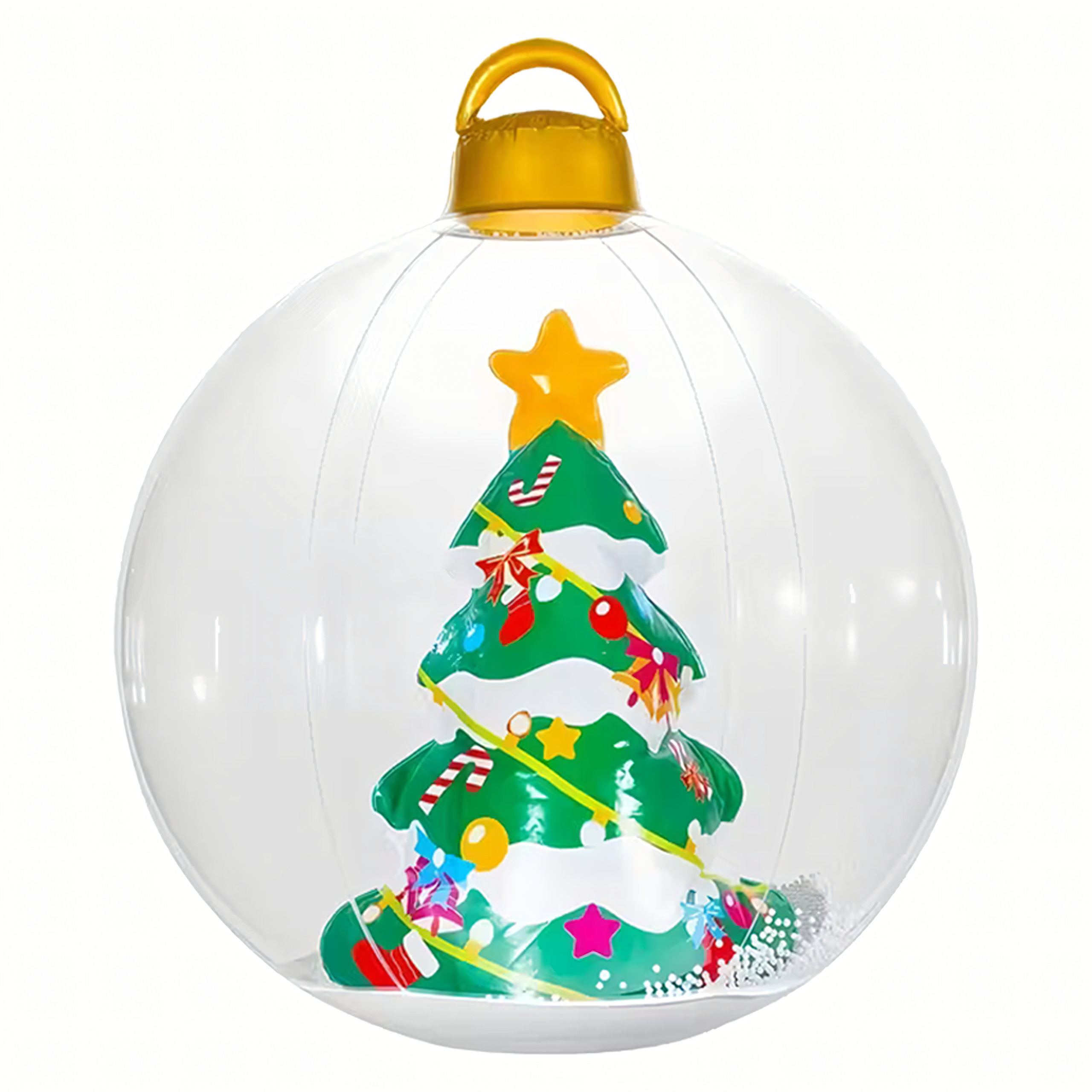 Dmuchana Bombka Świąteczna Dekoracyjna Nadmuchiwana Bożonarodzeniowa 60 cm - obrazek 11