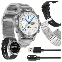 SmartWatch Zegarek Polskie Menu Rozmowy Sport Smart Watch Męski Puls PL