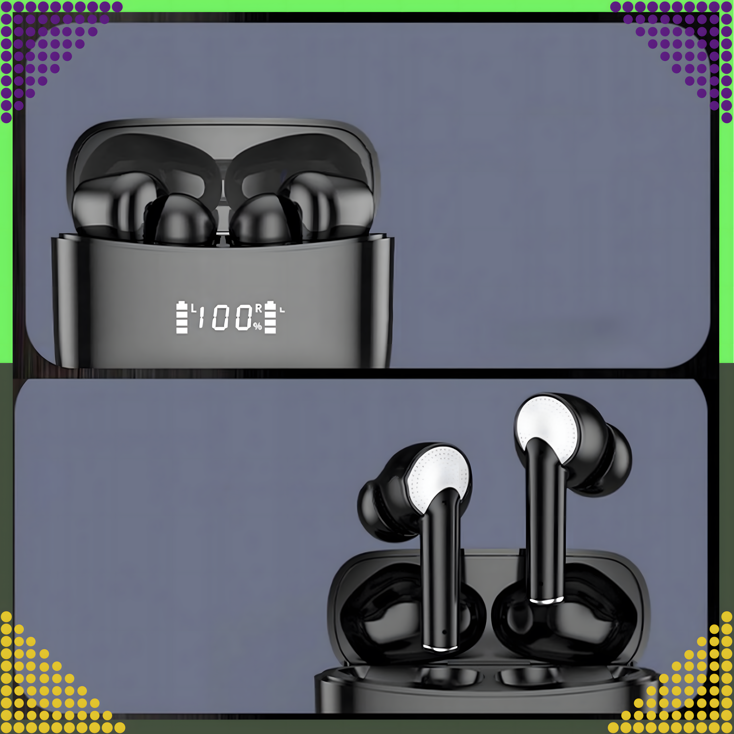 Słuchawki Bezprzewodowe Bluetooth Sportowe do Biegania Powerbank Mikrofon - obrazek 6