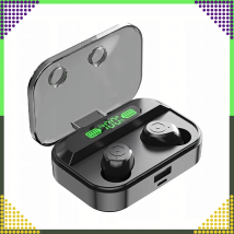 Słuchawki Bezprzewodowe Douszne Bluetooth Powerbank Dotykowe Etui BT +