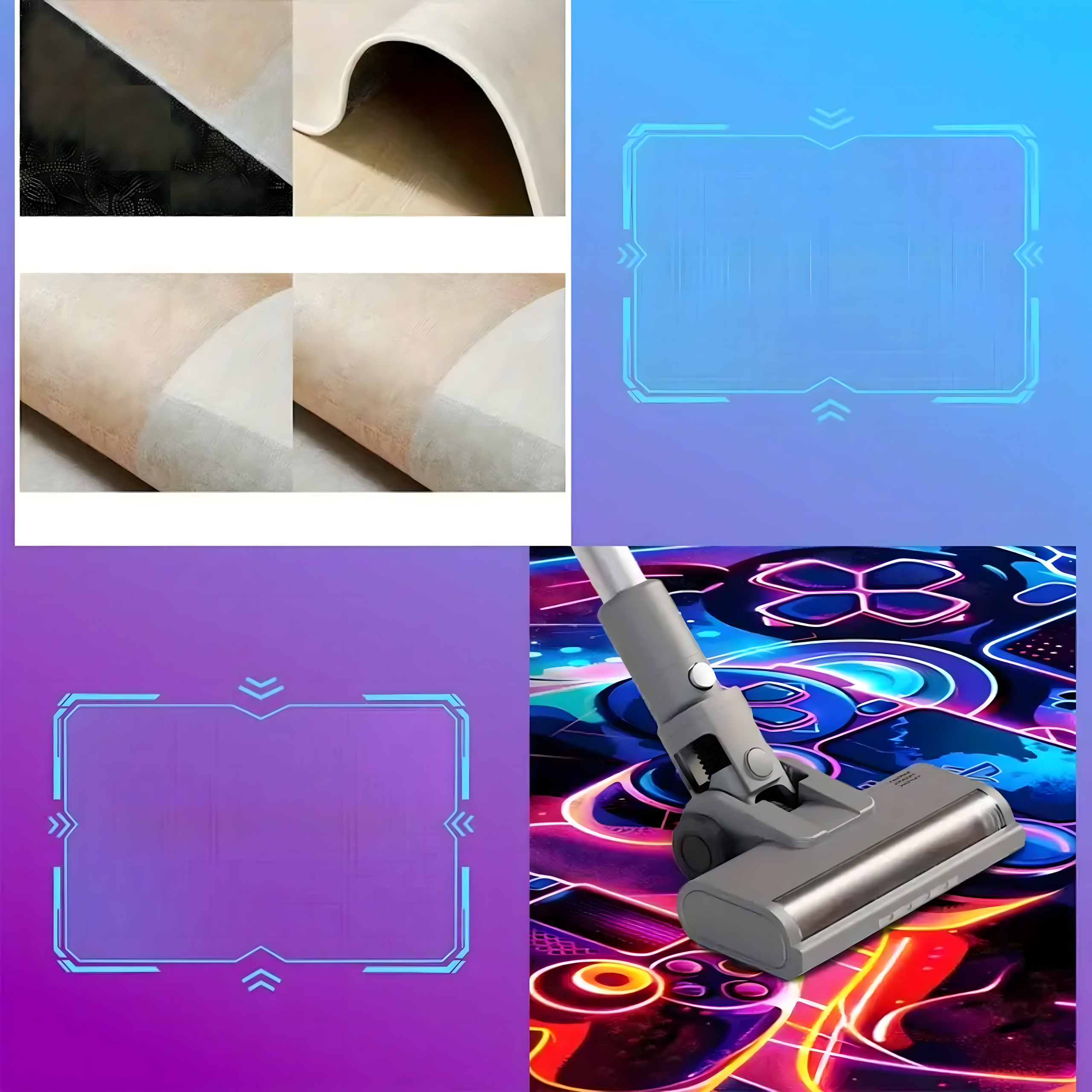 Mata Gamingowa Ochronna Dywan pod Fotel Krzeszło dla Graczy 60x90 cm - obrazek 6