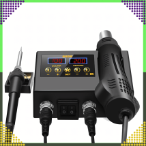 Zestaw Stacja Lutownicza 660W Hot Air Gorące Powietrze + Lutownica Grotowa