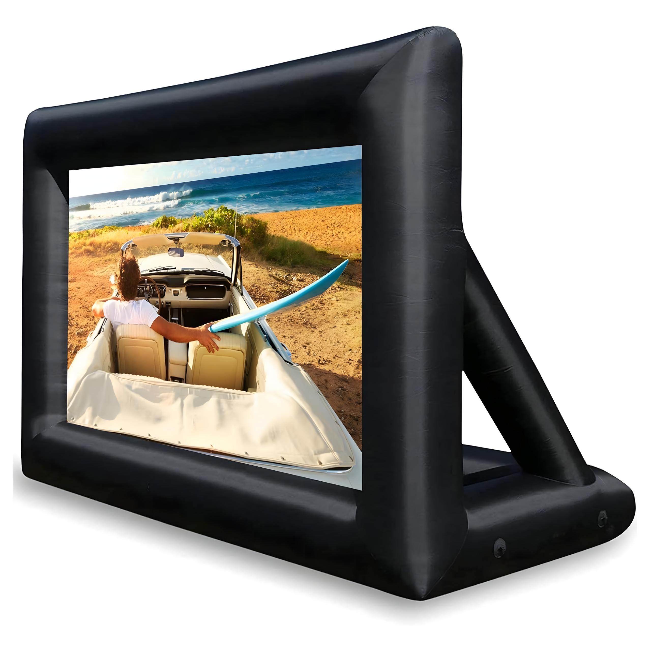 Duży Dmuchany Ekran FIlmowy Projekcyjny do Projektora KINO z Dmuchawą
