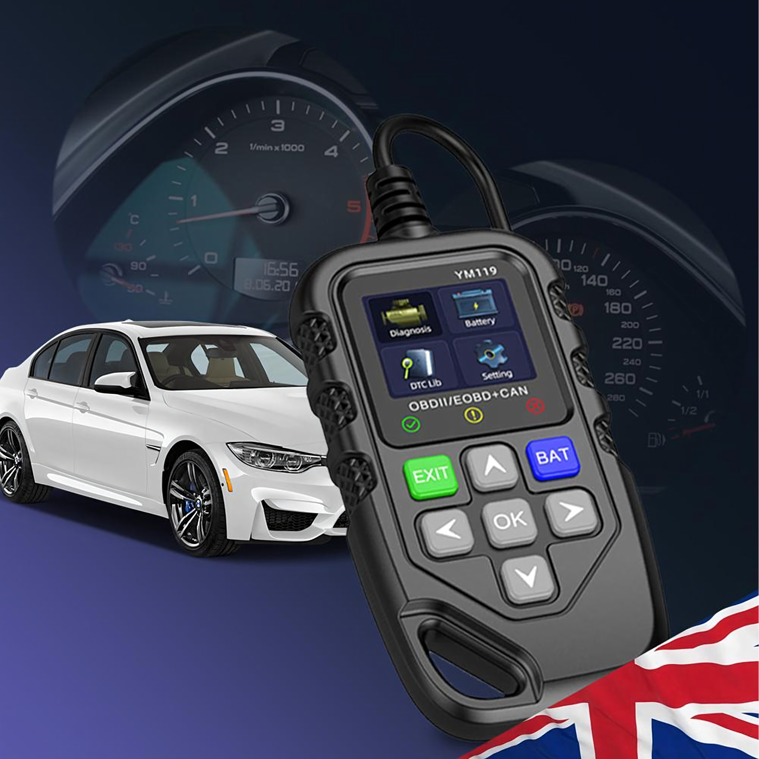 Skaner Interfejs Tester Diagnostyczny Kasowanie Błędów OBD2 Język Polski - obrazek 3