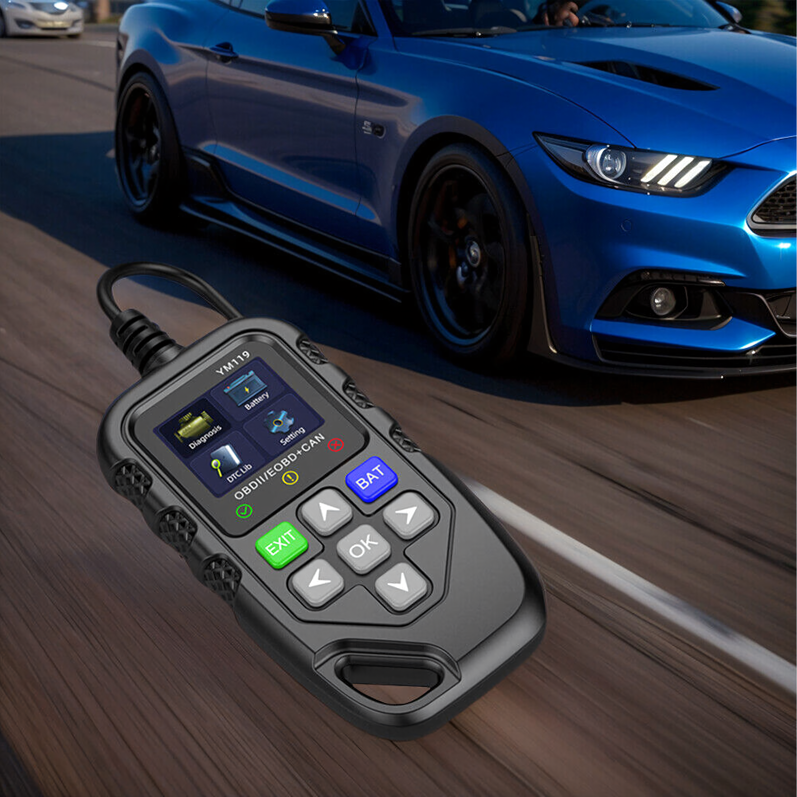 Skaner Interfejs Tester Diagnostyczny Kasowanie Błędów OBD2 Język Polski - obrazek 5