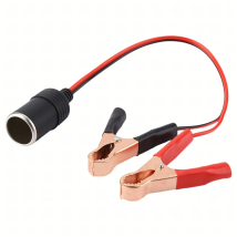 Adapter Przejściówka Gniazda Zapalniczki z Wyjściem na Krokodylki 12V 24V