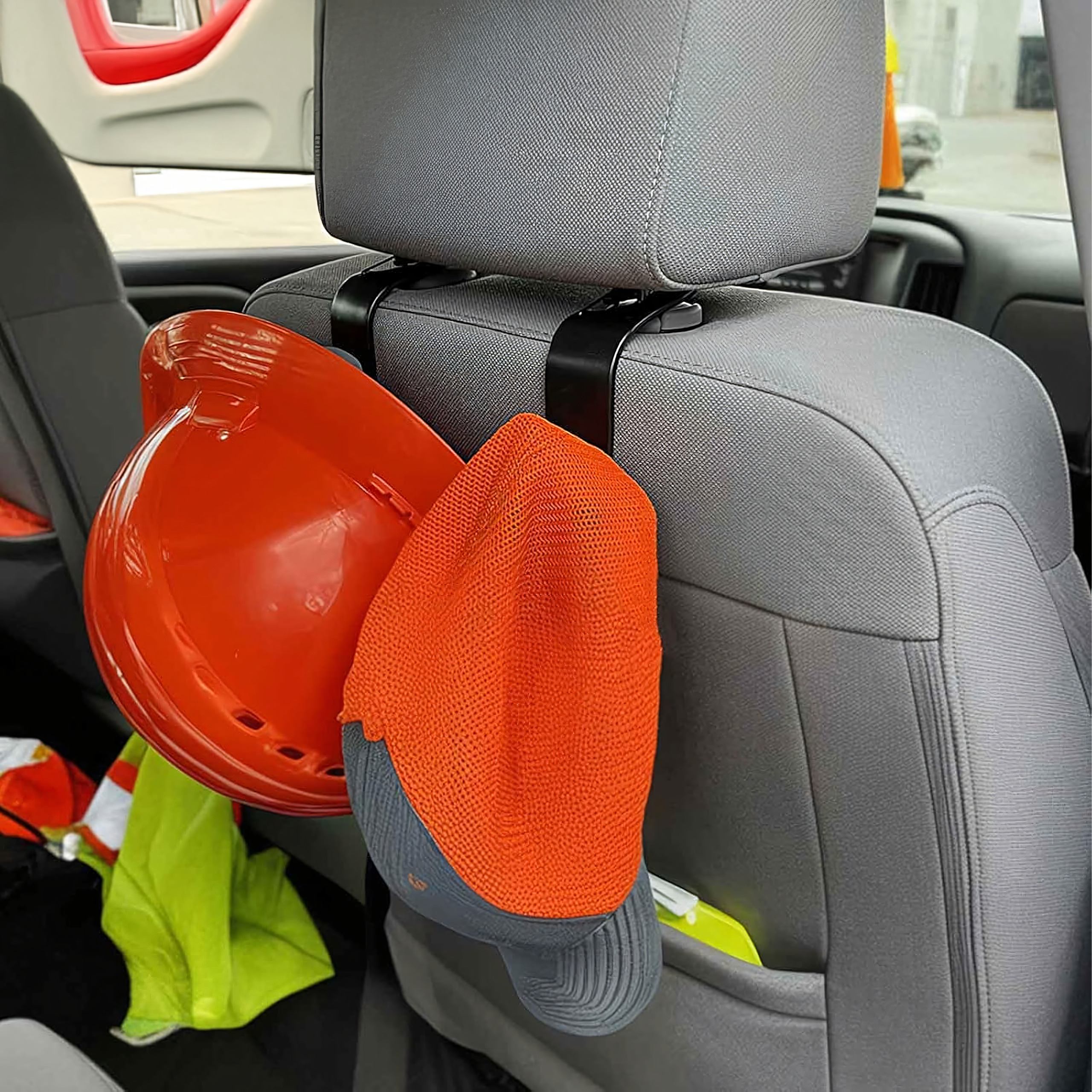 Zestaw 4 x Wieszak Hak Haczyk Uchwyt na Zagłówek Zakupy do Fotela Samochodu - obrazek 7