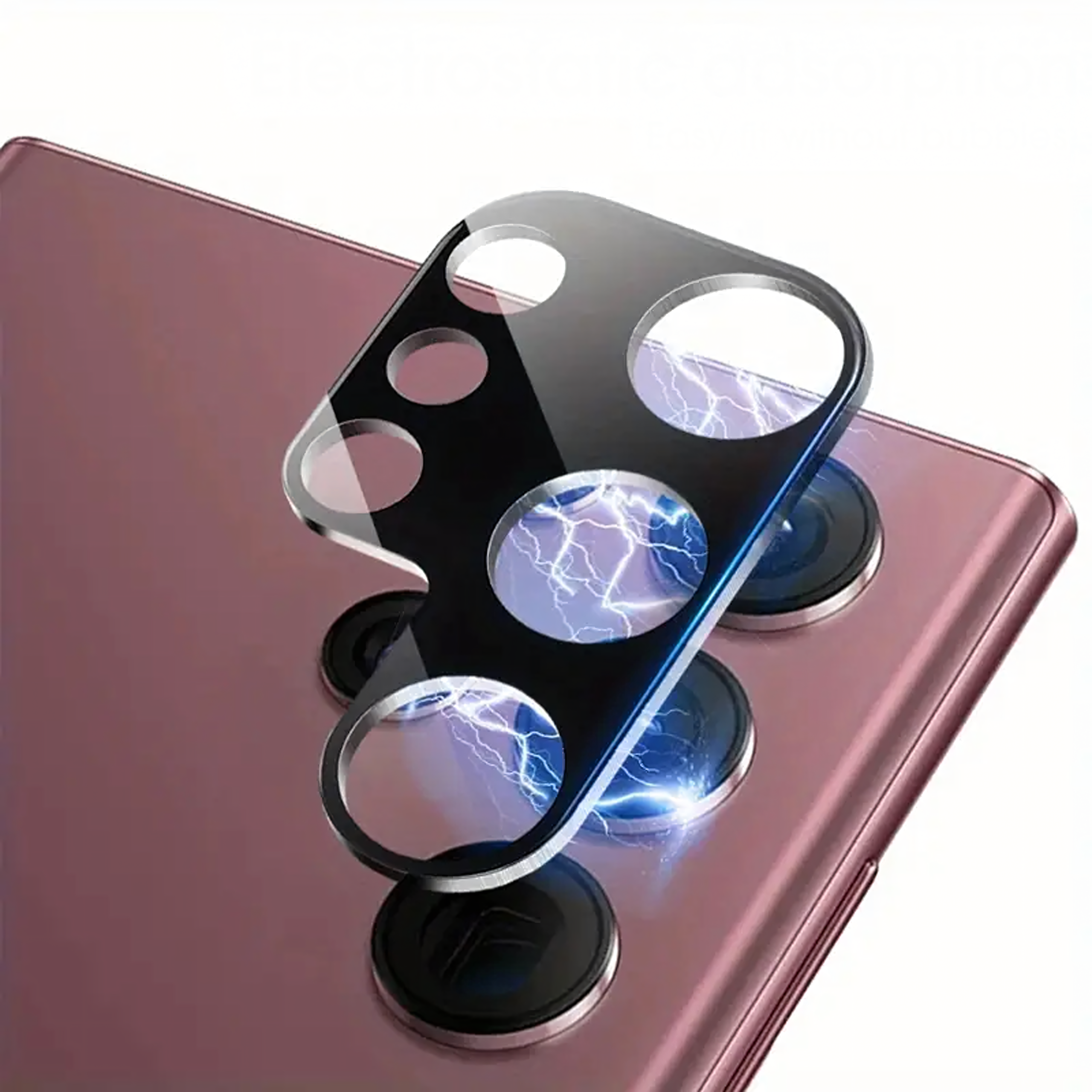 Folia Ochronna Szkło Osłona na Obiektyw Aparat Samsung Galaxy S24 Ultra - obrazek 6