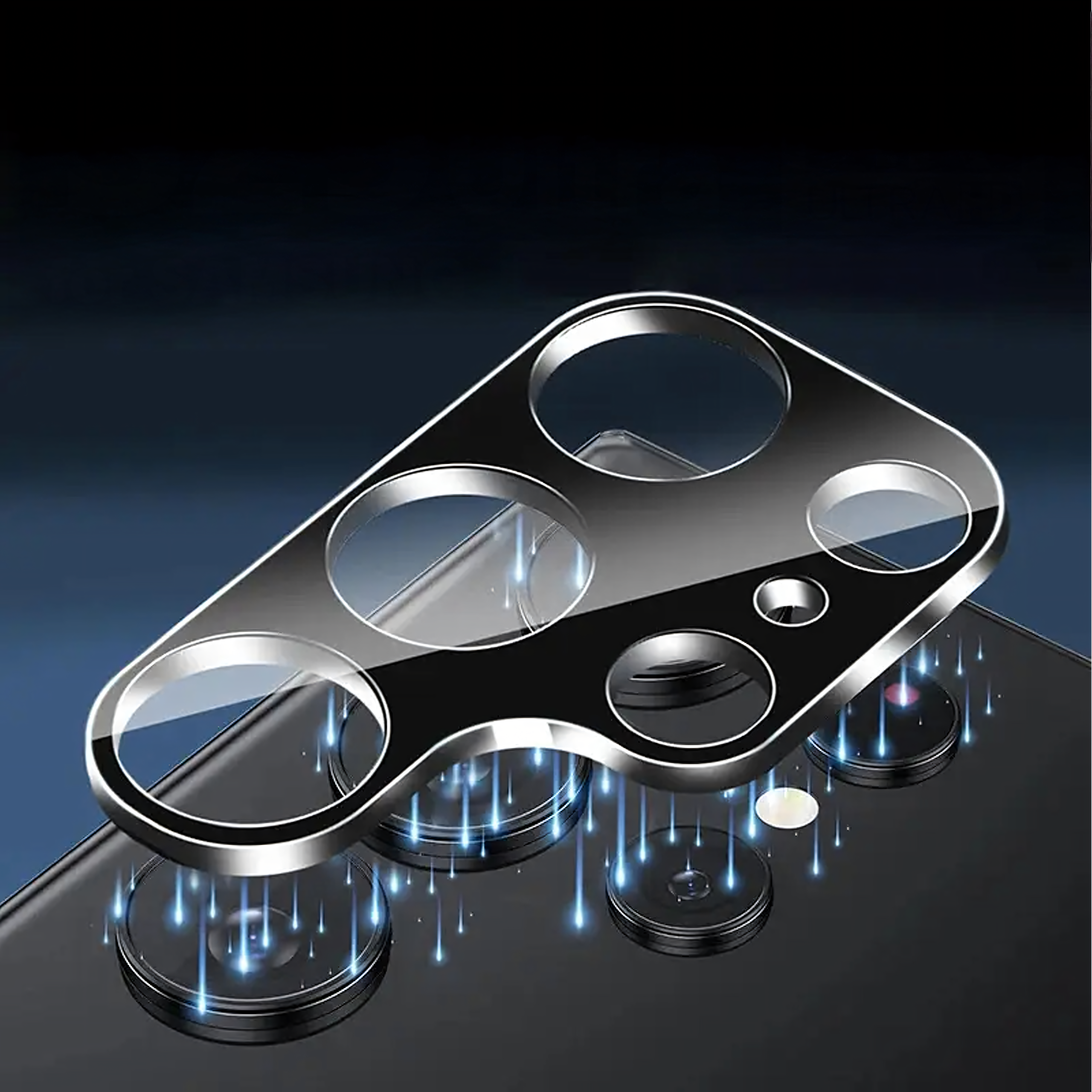 Folia Ochronna Szkło Osłona na Obiektyw Aparat Samsung Galaxy S24 Ultra - obrazek 7