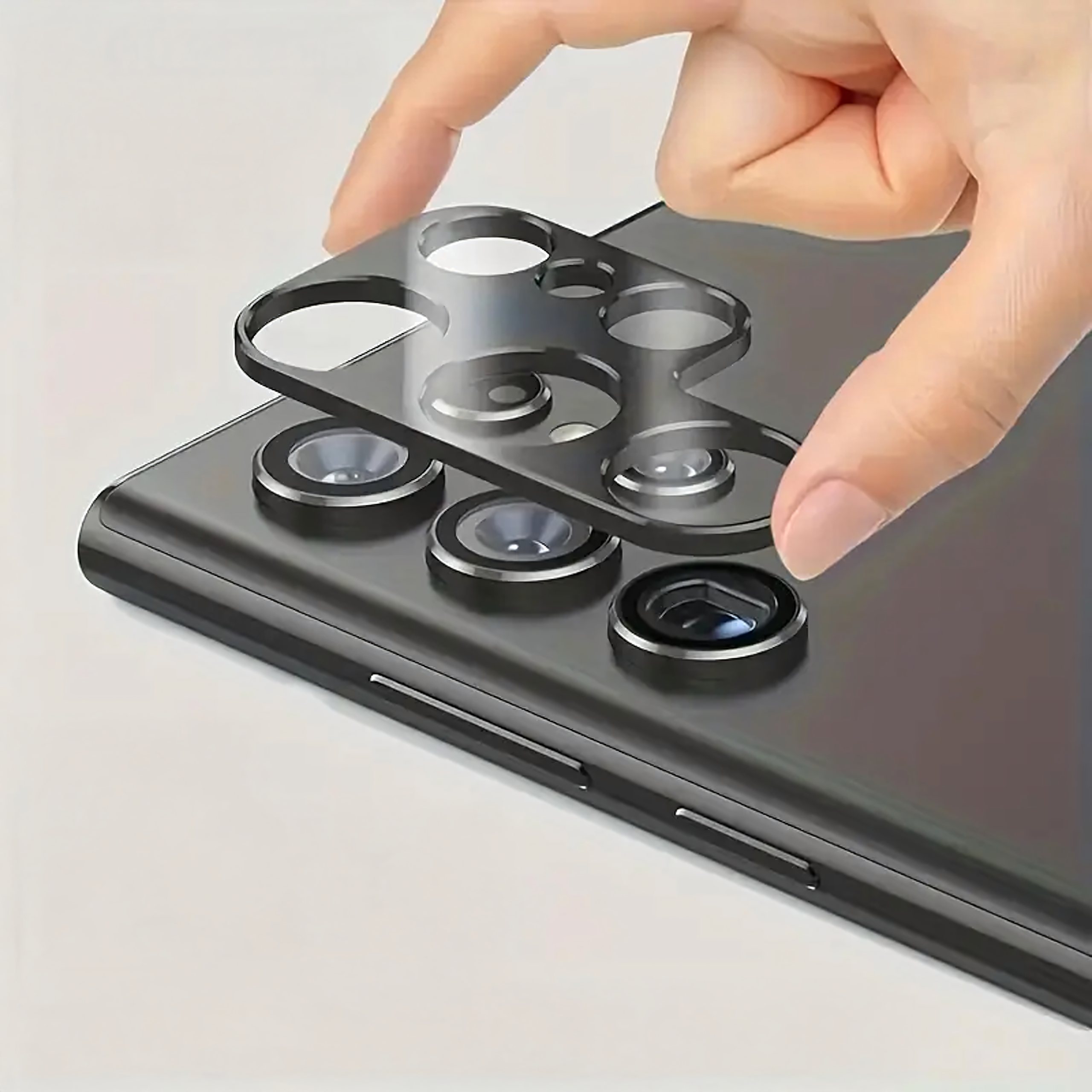 Folia Ochronna Szkło Osłona na Obiektyw Aparat Samsung Galaxy S24 Ultra - obrazek 9