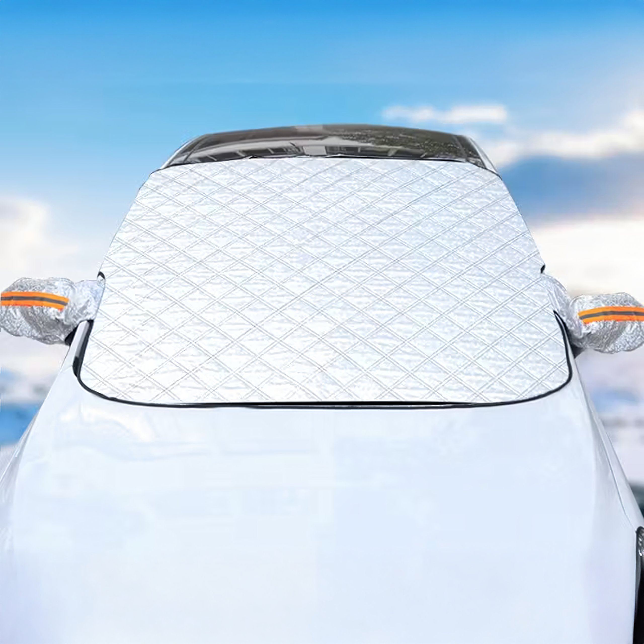 Osłona Mata Antyszronowa Przeciwszronowa na Szybę Lusterka Auta Duża 235 cm - obrazek 5