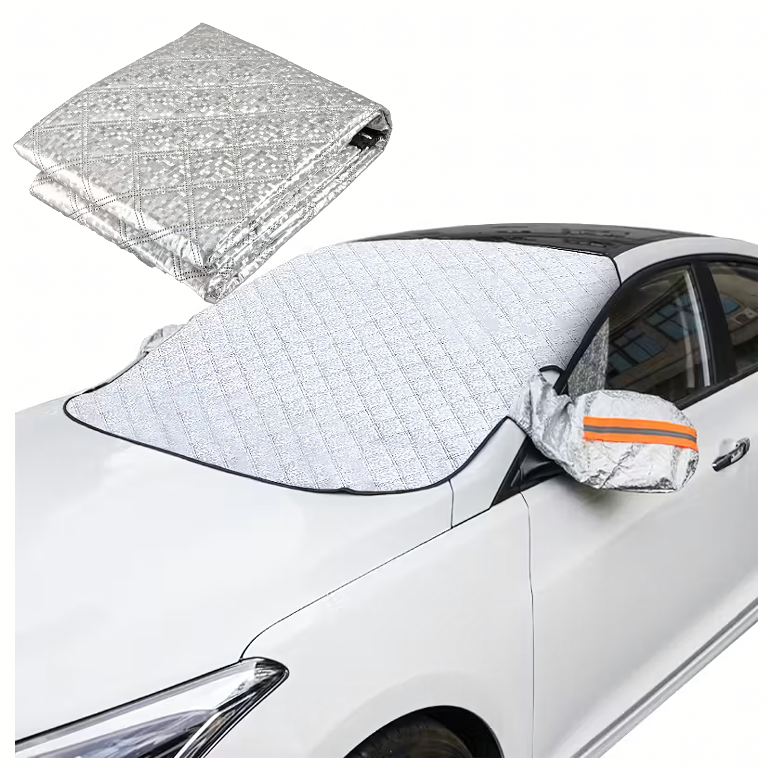 Osłona Mata Antyszronowa Przeciwszronowa na Szybę Lusterka Auta Duża 235 cm - obrazek 10