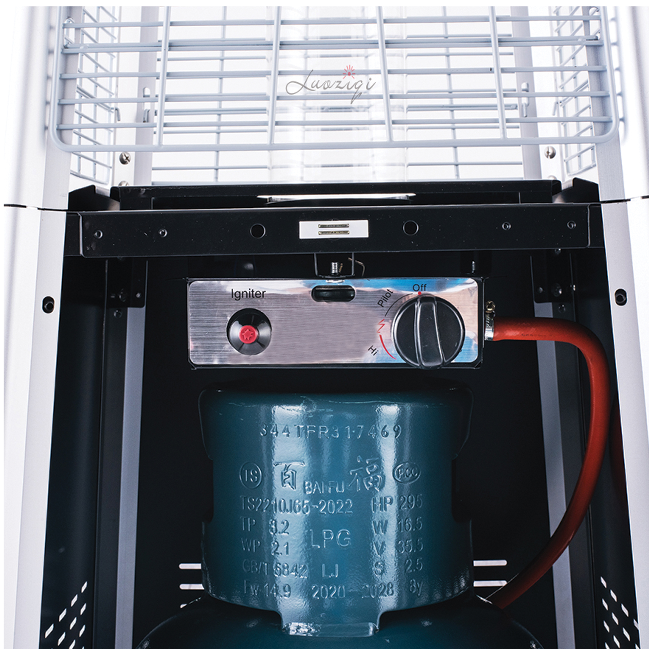 11x Parasol Grzewczy Gazowy Promiennik Ogrzewacz 13 KW 227cm Zestaw z Pokrowcem - obrazek 5