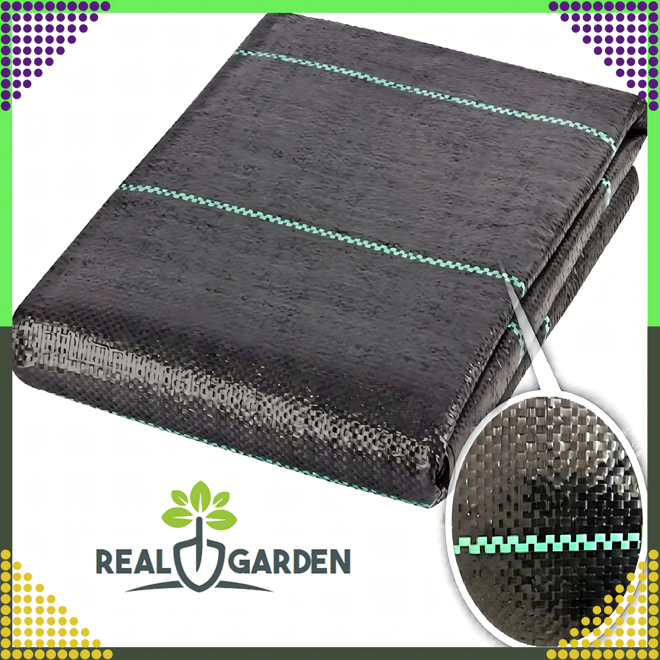 Agrowłóknina 70g 1,6x100m Czarna UV Agrotkanina Mata Antychwastowa + Kotwy - obrazek 5