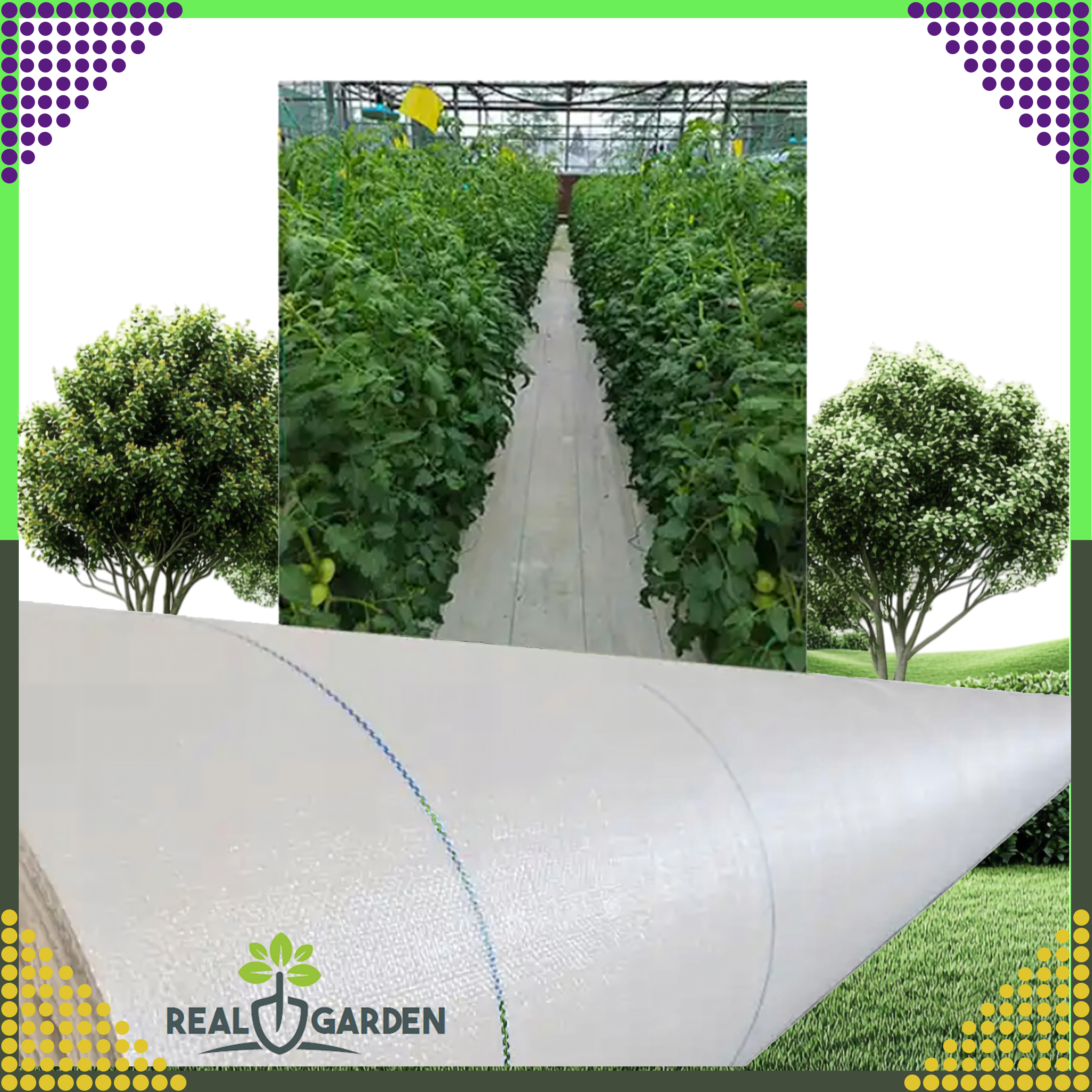 Agrowłóknina 70g 1,6x100m Biała UV Agrotkanina Mata Antychwastowa + Kotwy - obrazek 11