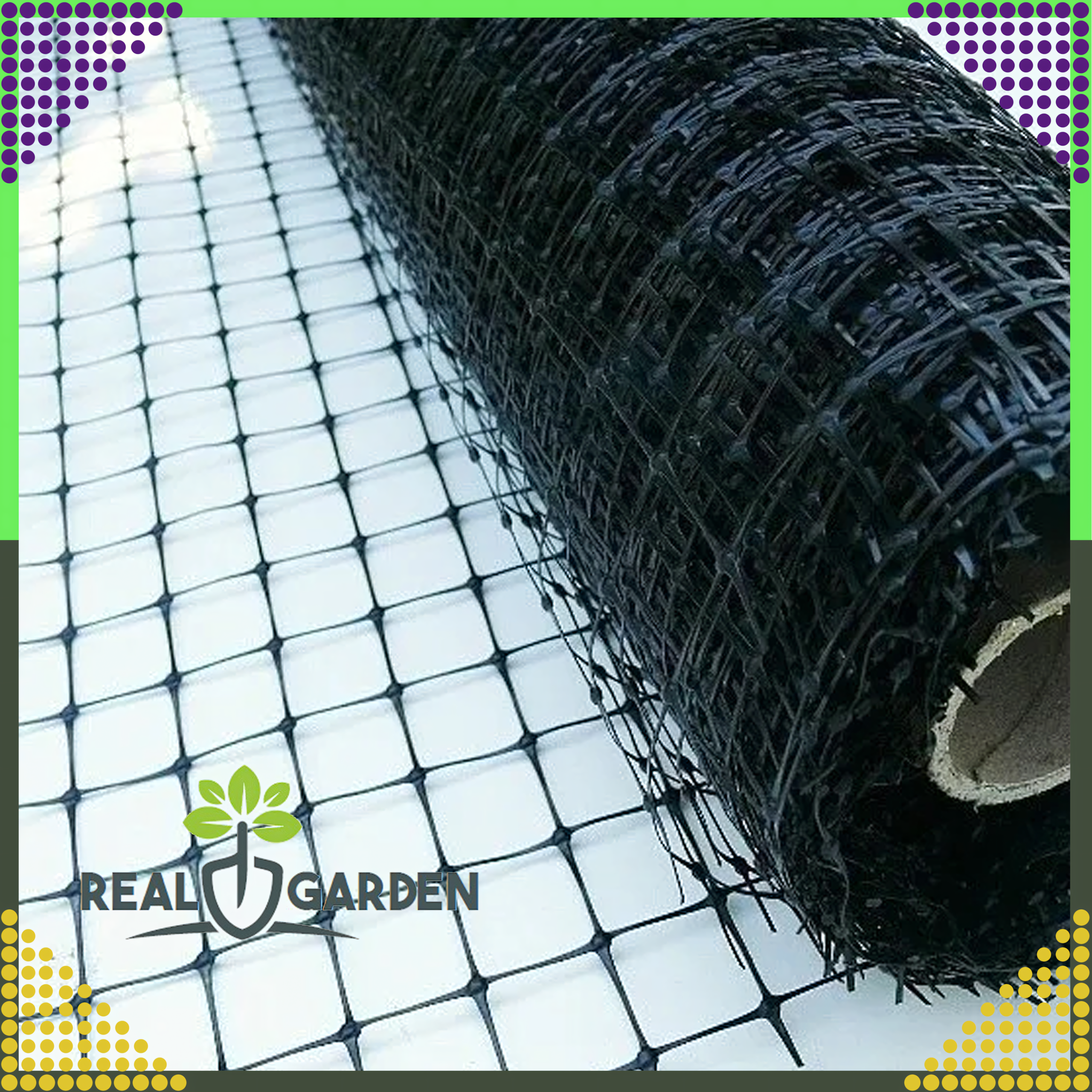 Siatka na Krety Przeciw Kretom Mocna 2x200m 30g Gęsta Wytrzymała + 100 Kotw - obrazek 3