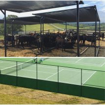 SIATKA CIENIUJĄCA 1,5x25m MASKUJĄCA 95% OSŁONA NA OGRODZENIE PŁOT 180g + UV