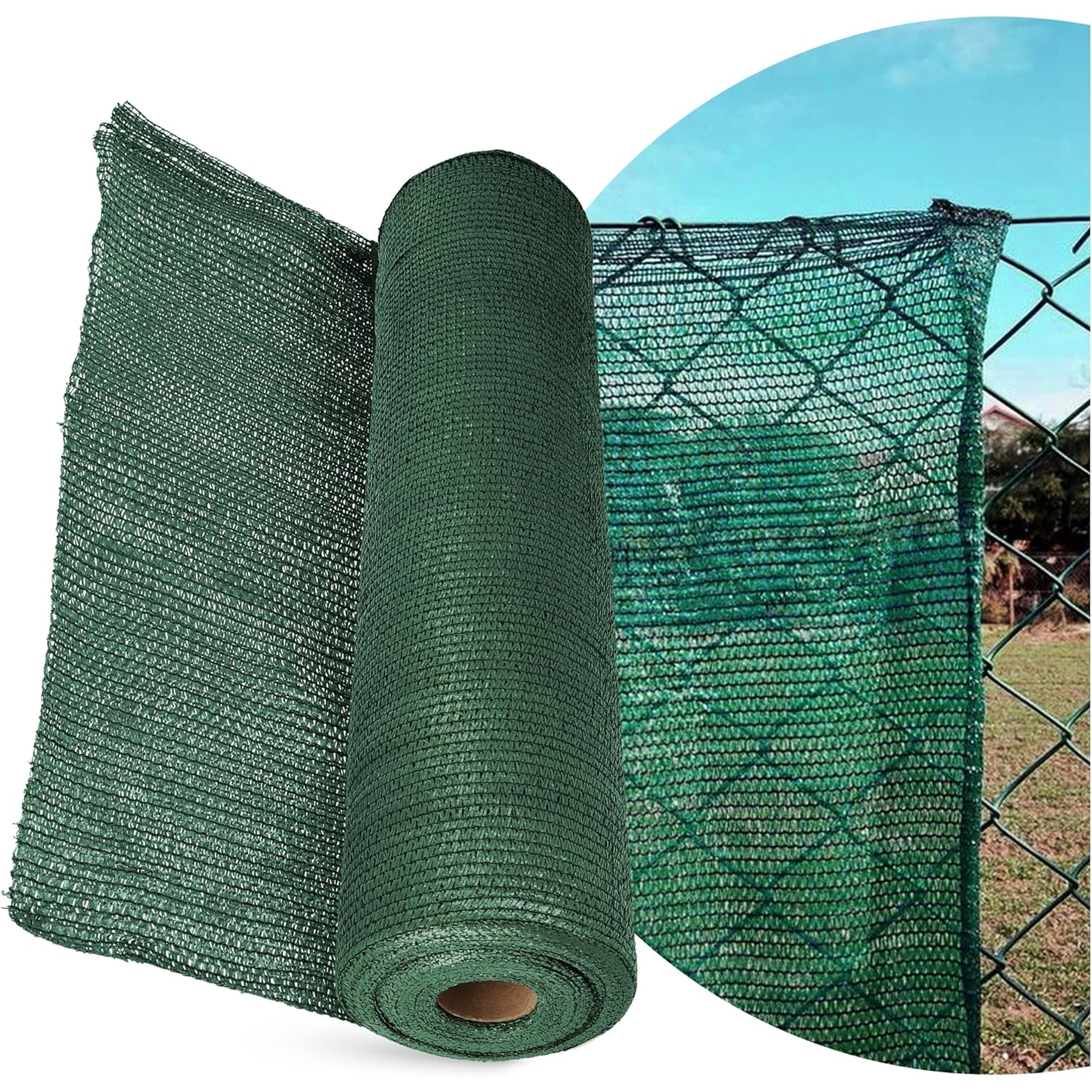 135x Siatka Cieniująca 1,5x25m Maskująca Osłona na ogrodzenie Płot 60g - obrazek 4