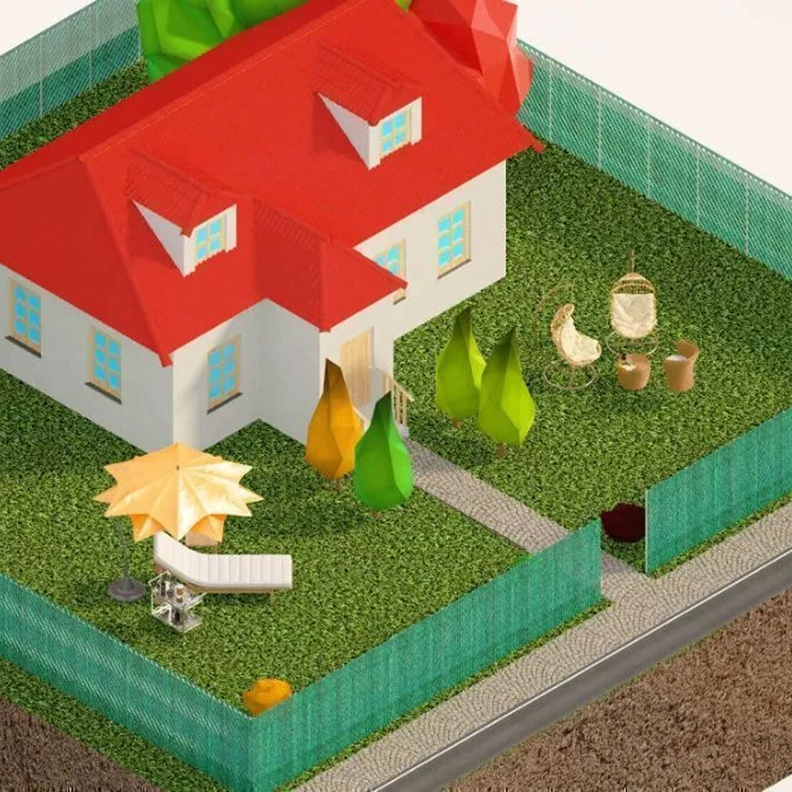 135x Siatka Cieniująca 1,5x25m Maskująca Osłona na ogrodzenie Płot 60g - obrazek 10