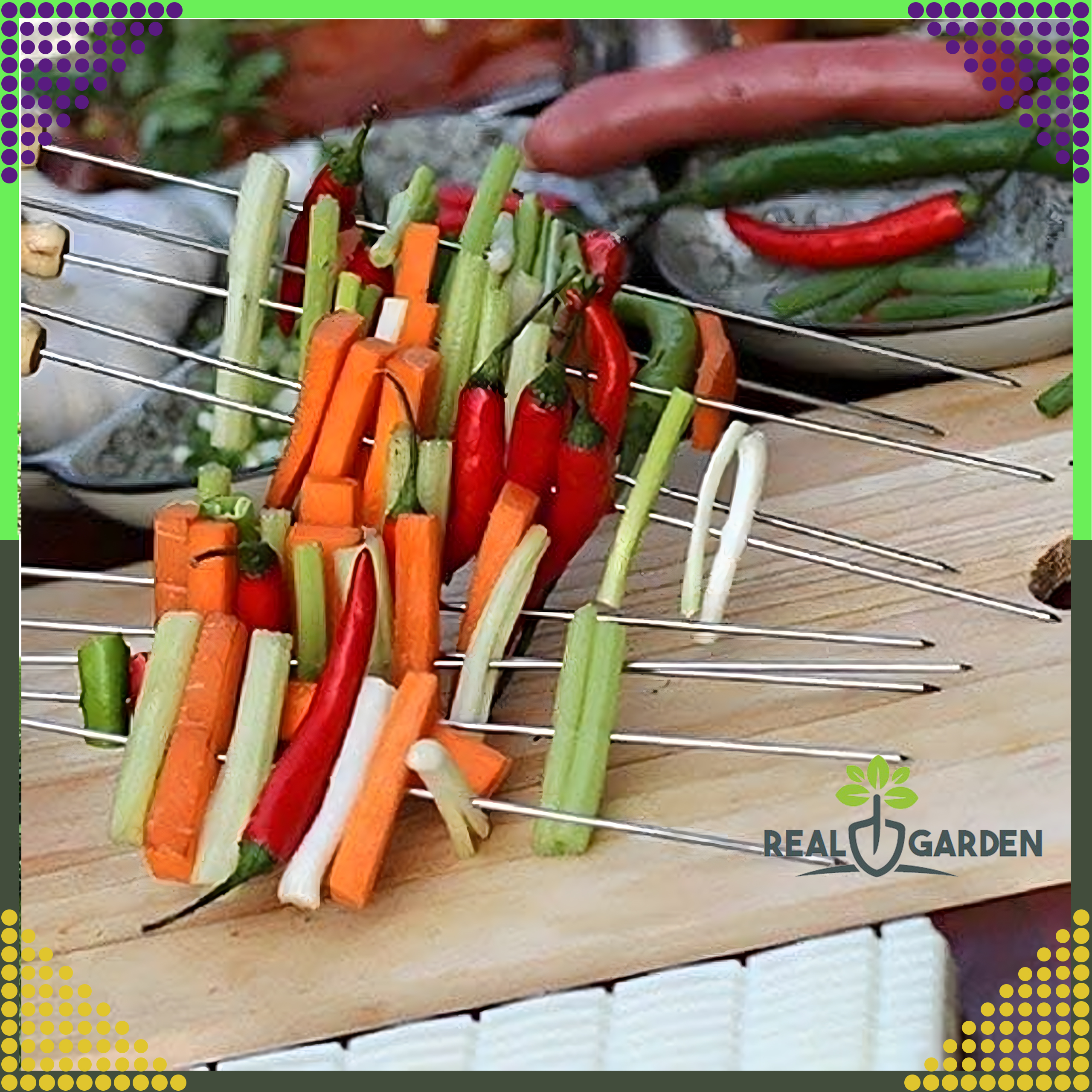 Szpikulce Patyki do Szaszłyków Szpikulec do Grilla Metalowe 10 szt 30 cm - obrazek 10