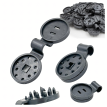 Klipsy Uchwyty Zaczepy Mocujące do Siatki Cieniującej Osłonowej 20 szt