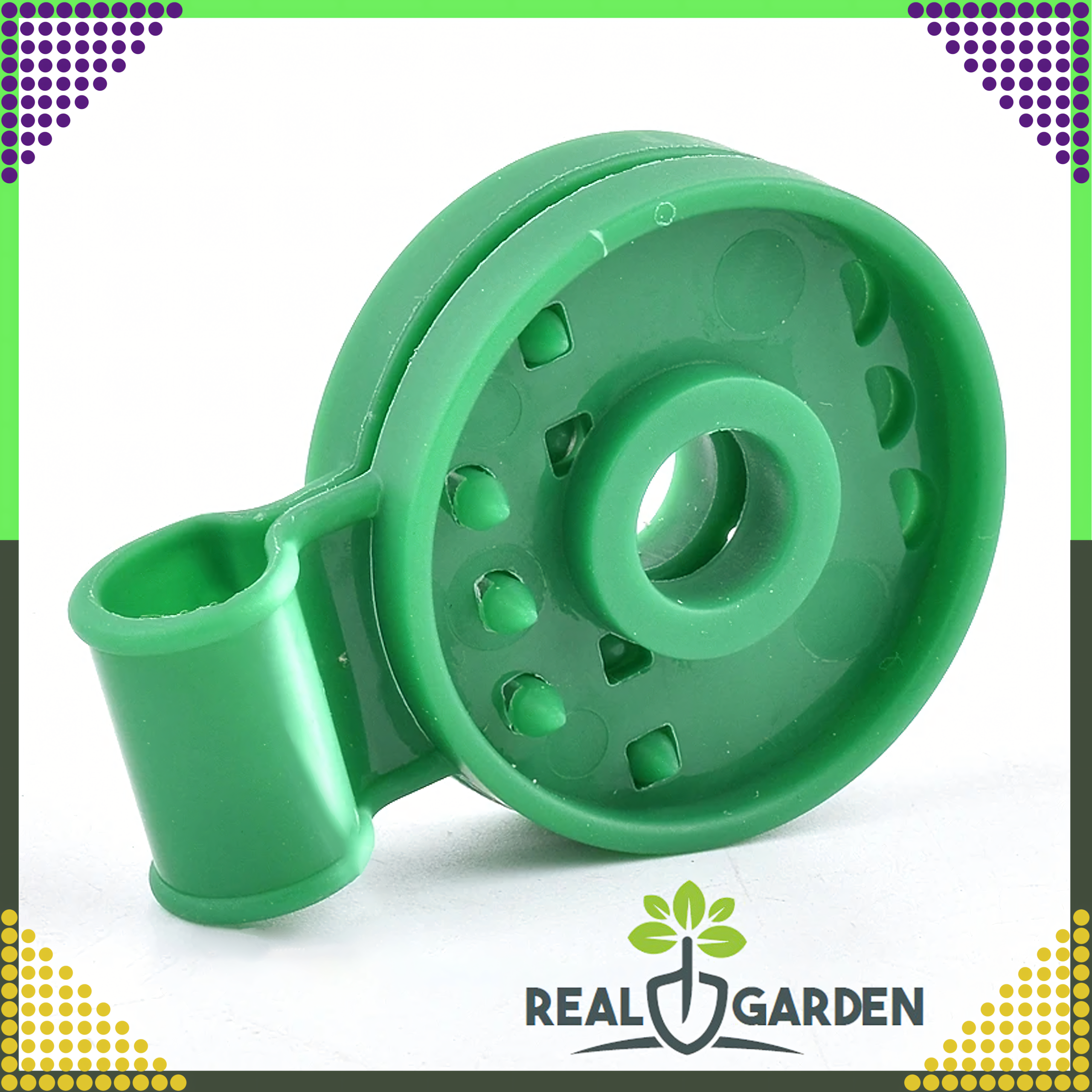 Klipsy Uchwyty Zaczepy do Siatki Cieniującej Osłonowej Ogrodu 20szt Zielony - obrazek 6