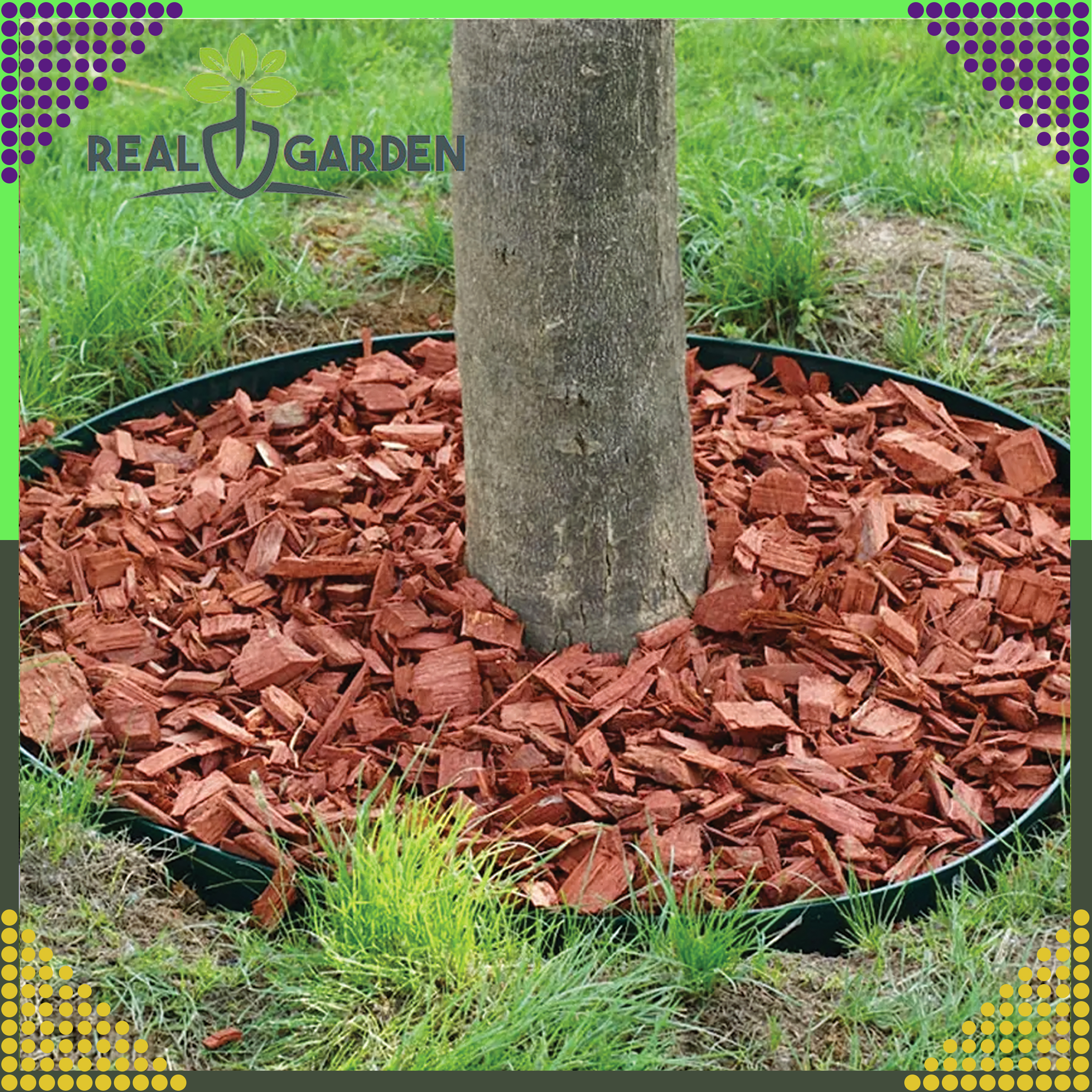 Zestaw Obrzeże Trawnikowe Ogrodowe 60x50x10m 30 Kołków Kotew Kotw Czarne - obrazek 6