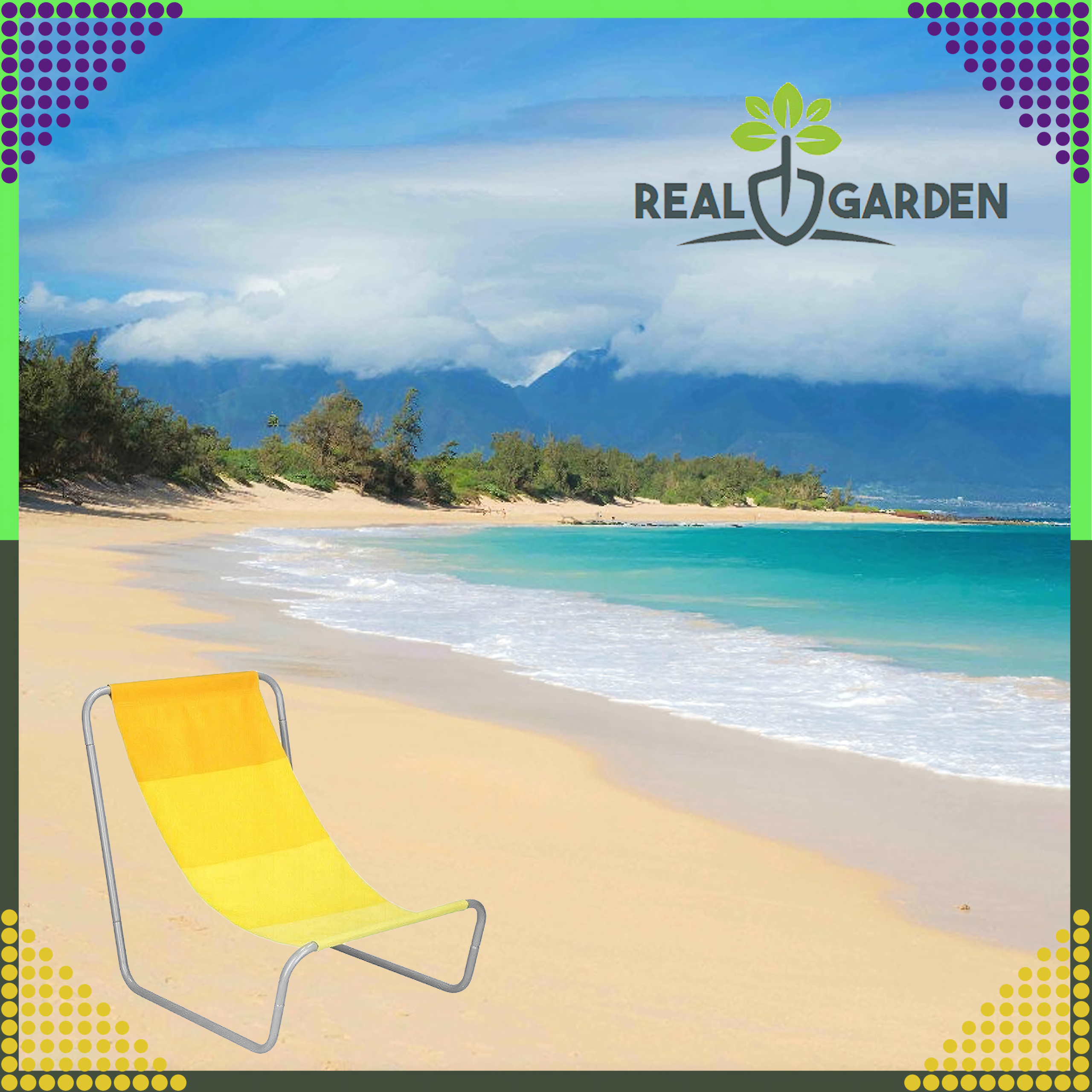 Leżak Ogrodowy Składany Turystyczny Krzeszło Przenośne Plażowe + Torba - obrazek 6