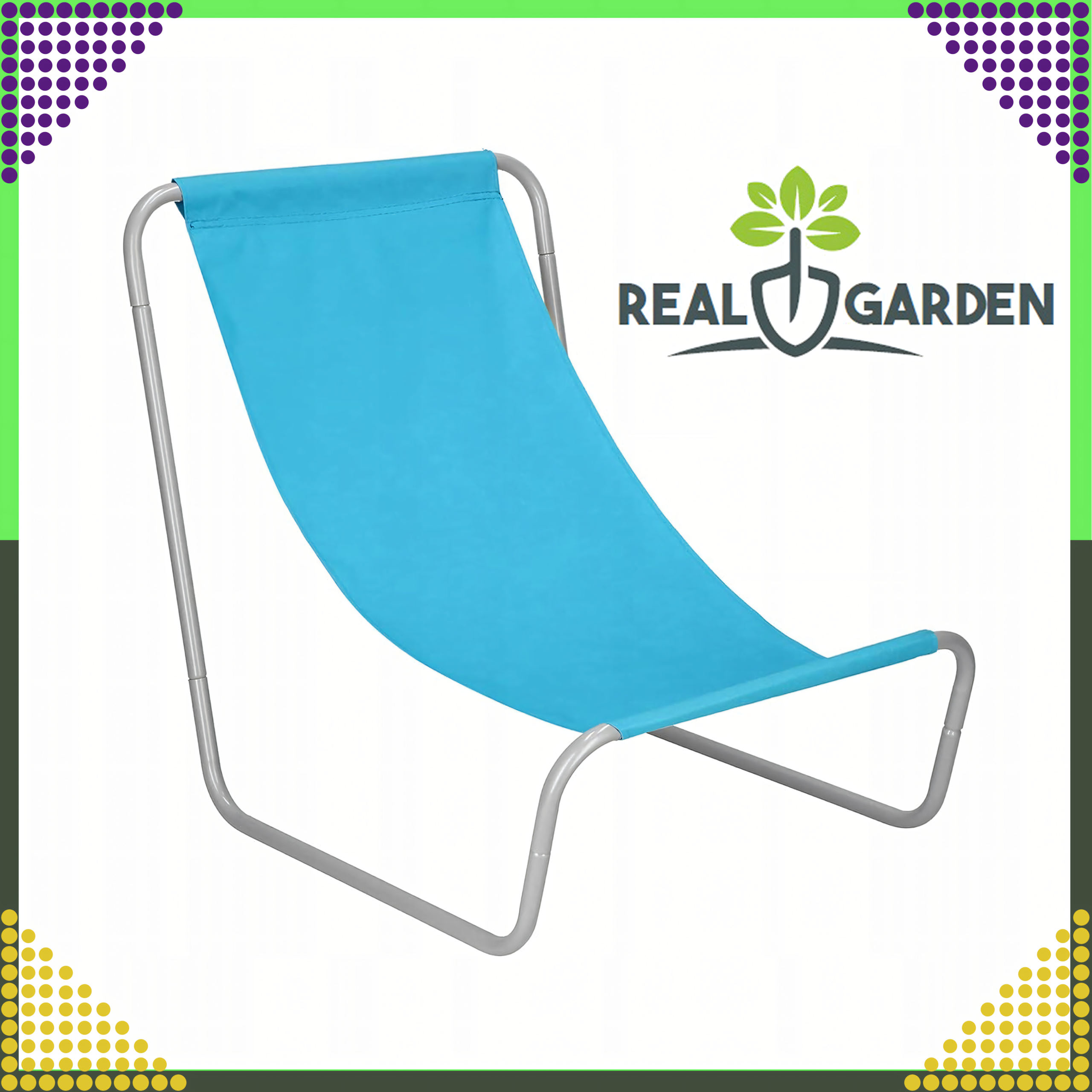 Leżak Ogrodowy Składany Turystyczny Krzeszło Przenośne Plażowe + Torba - obrazek 7