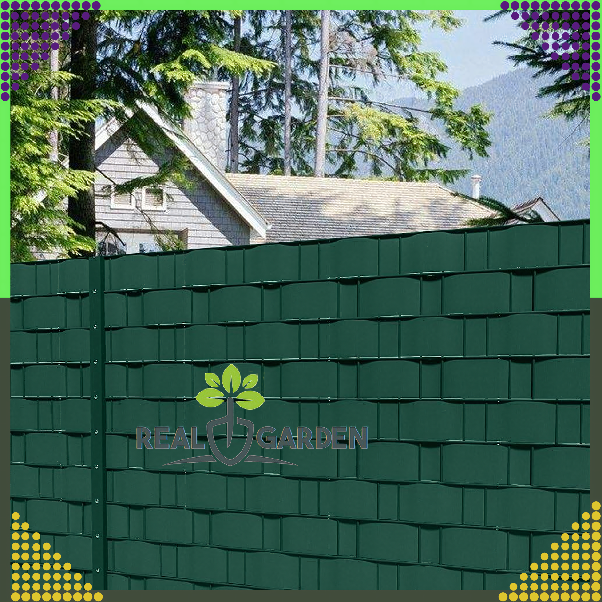 Taśma Ogrodzeniowa Jasnoszara 19cmx35m Osłona Panelowa na Ogrodzenie Płot UV - obrazek 10