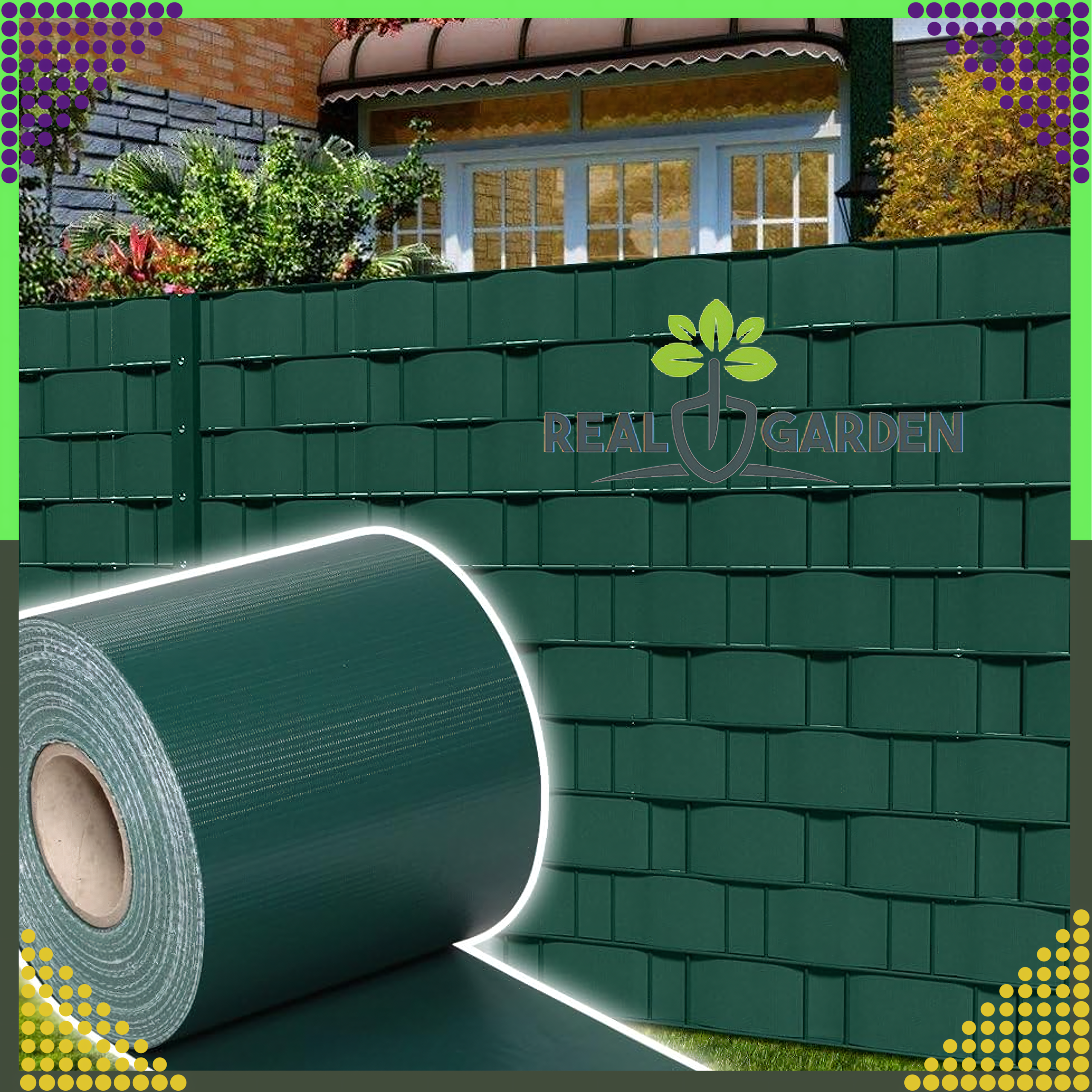 Taśma Ogrodzeniowa Jasnoszara 19cmx35m Osłona Panelowa na Ogrodzenie Płot UV - obrazek 11