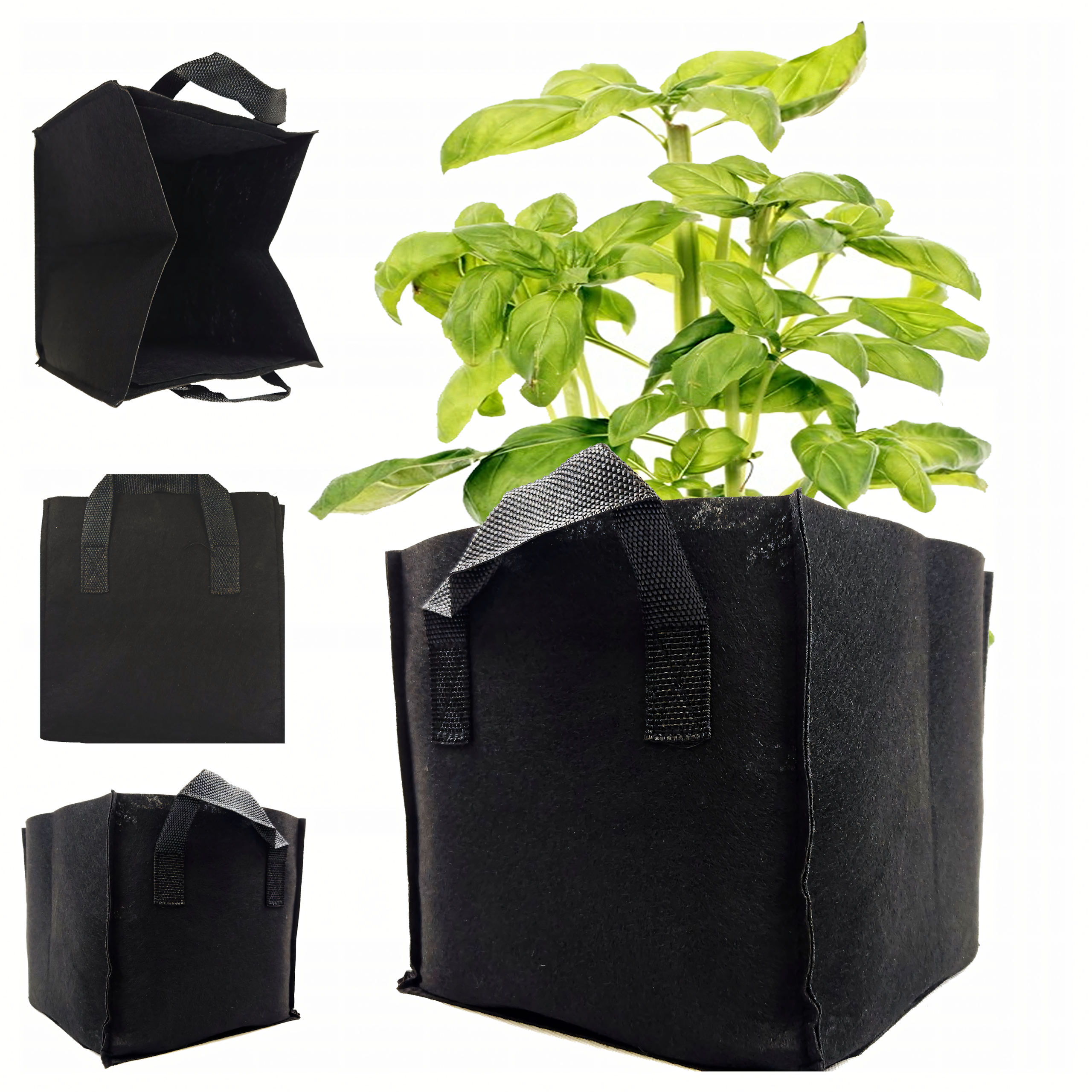 Worek Torba Doniczka z Filcu do Sadzenia Uprawy Warzyw Kwiatów 8L