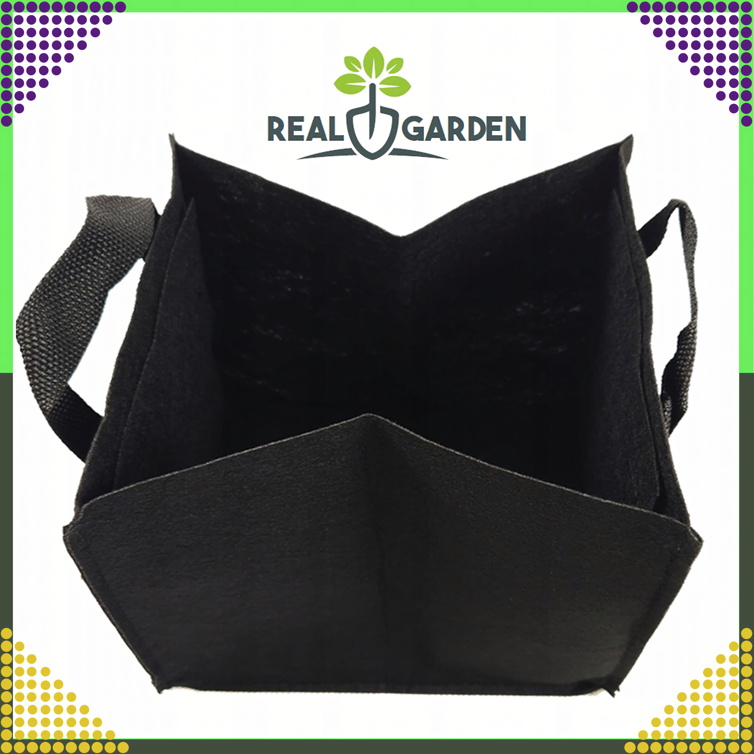 Worek Torba Doniczka z Filcu do Sadzenia Uprawy Warzyw Kwiatów 8L - obrazek 3