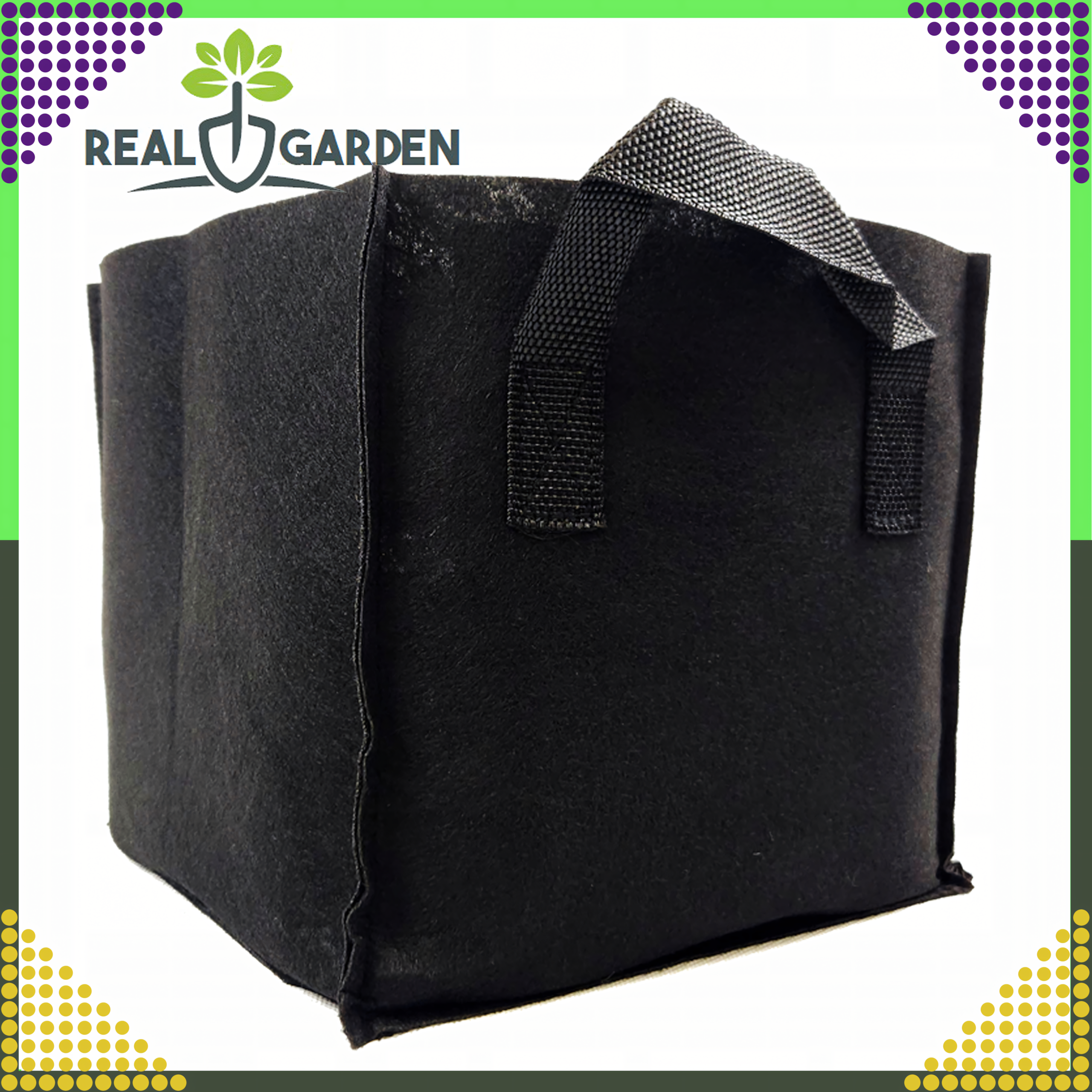 Worek Torba Doniczka z Filcu do Sadzenia Uprawy Warzyw Kwiatów 8L - obrazek 5