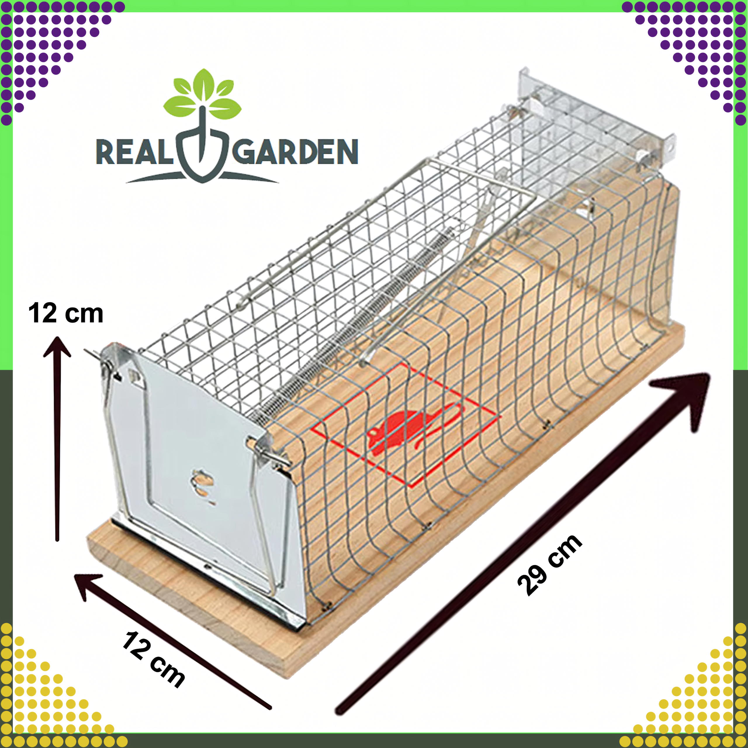 2x Humanitarna Pułapka Żywołapka na Szczury Gryzonie Łapka do Łapania XXL - obrazek 9