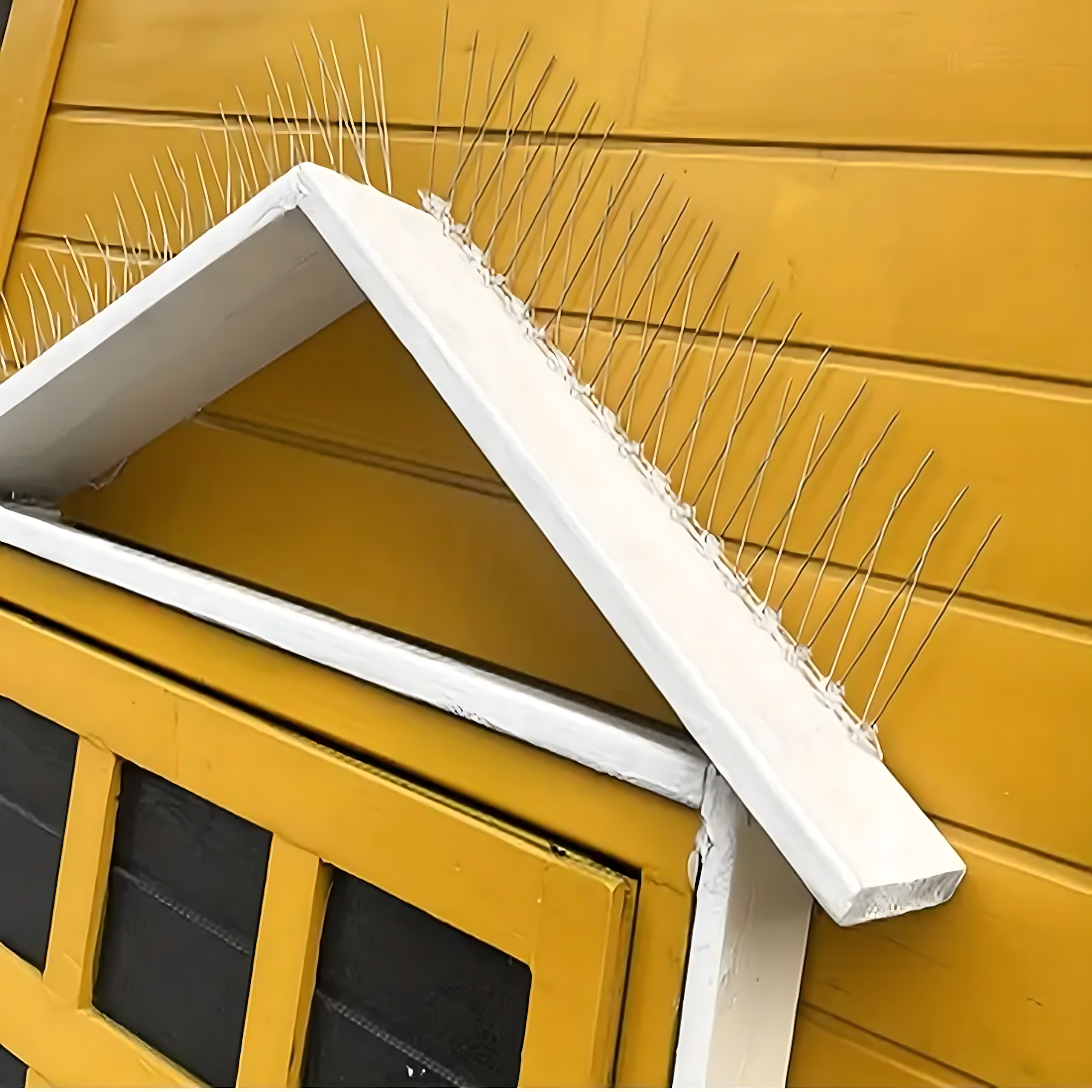 100 x METALOWE STALOWE NIERDZEWNE KOLCE NA PTAKI GOŁĘBIE WRÓBLE NA PARAPET GZYMS 50CM - obrazek 7