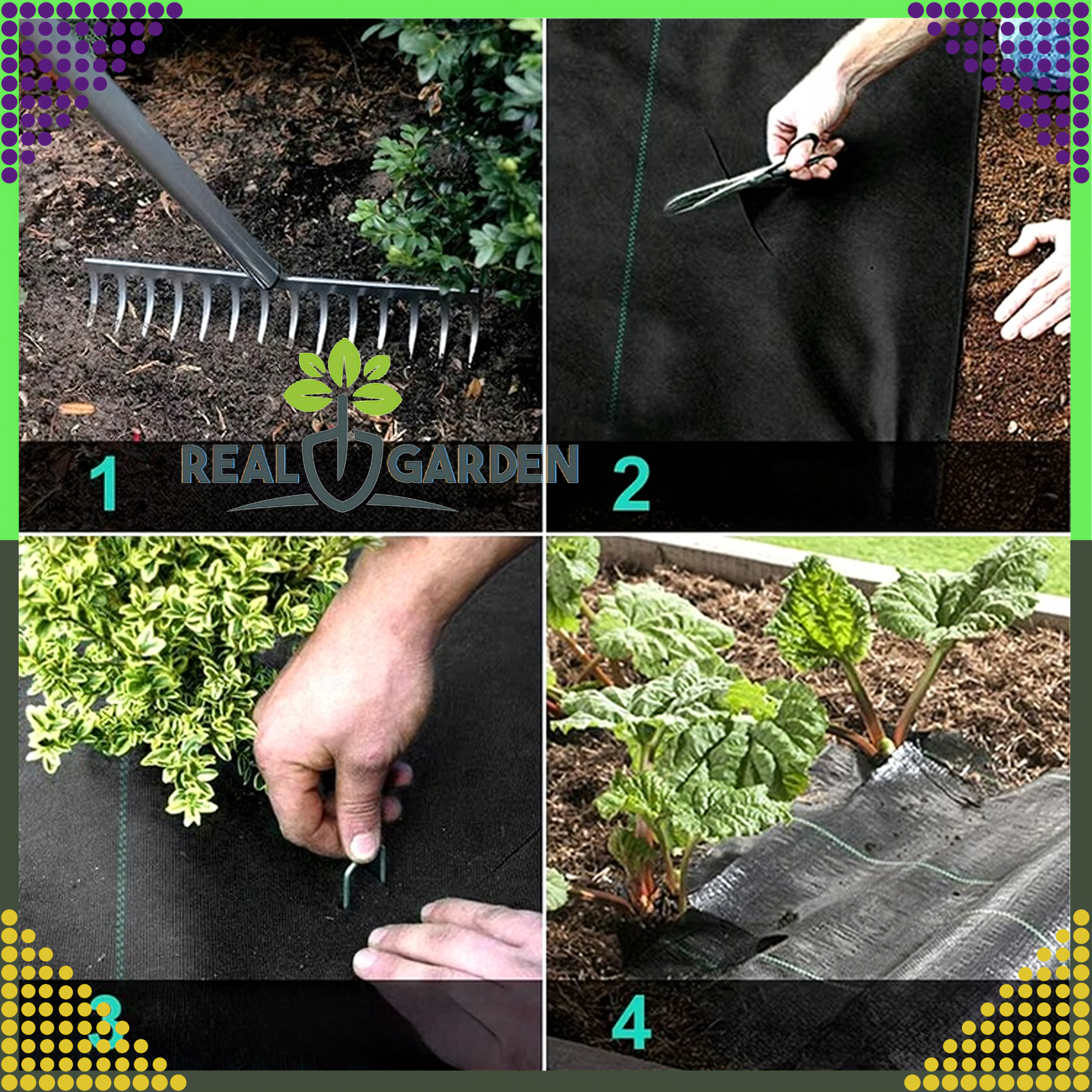 Agrowłóknina 90g 5x5m Czarna UV Agrotkanina Mata Antychwastowa Ochronna - obrazek 5