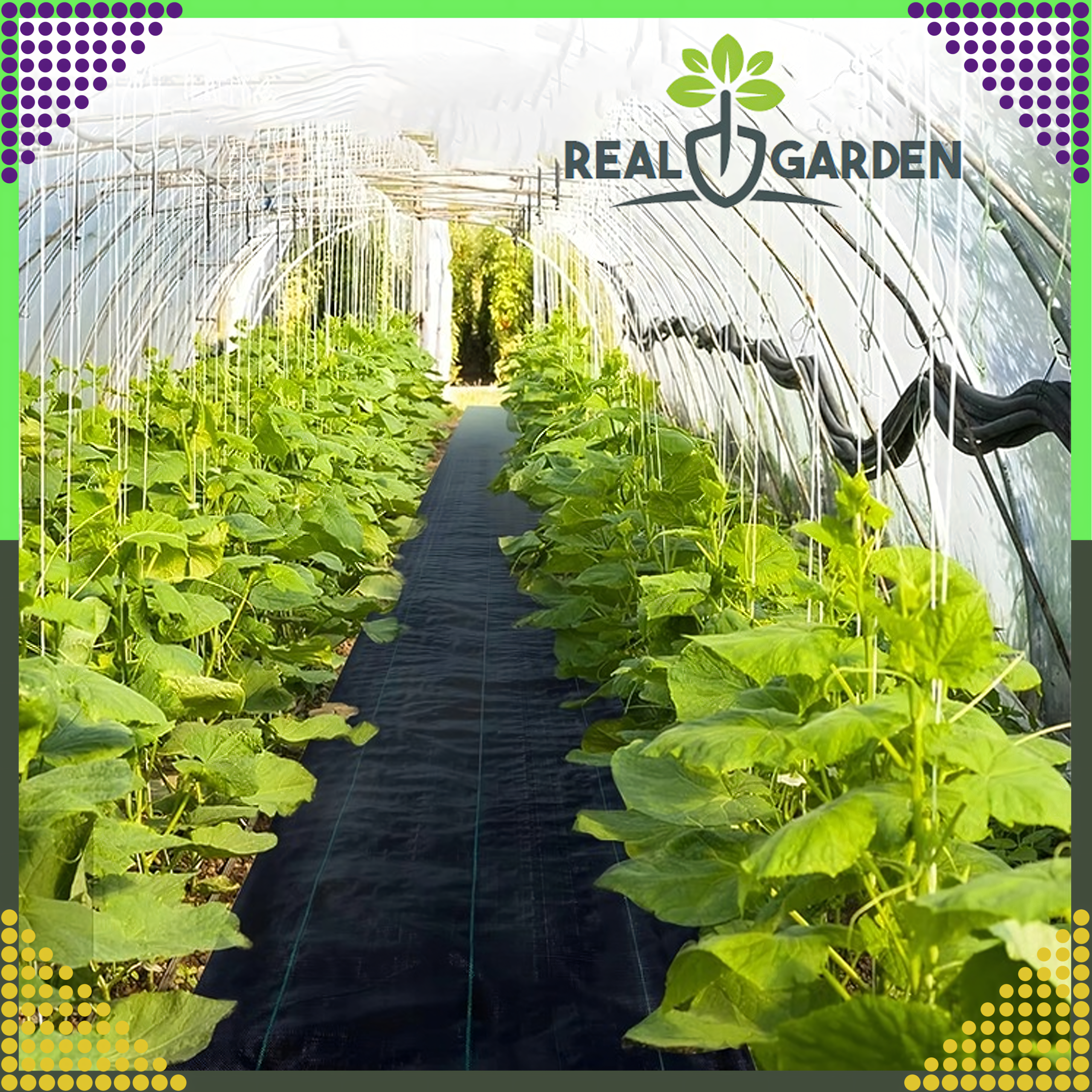 Agrowłóknina 90g 5x5m Czarna UV Agrotkanina Mata Antychwastowa Ochronna - obrazek 7