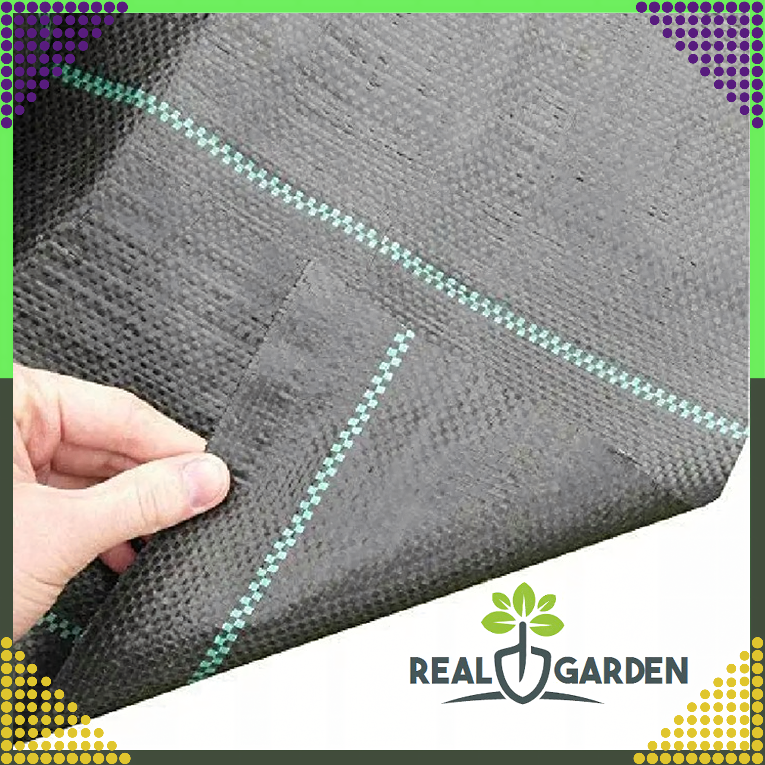 Agrowłóknina 90g 5x5m Czarna UV Agrotkanina Mata Antychwastowa Ochronna - obrazek 11