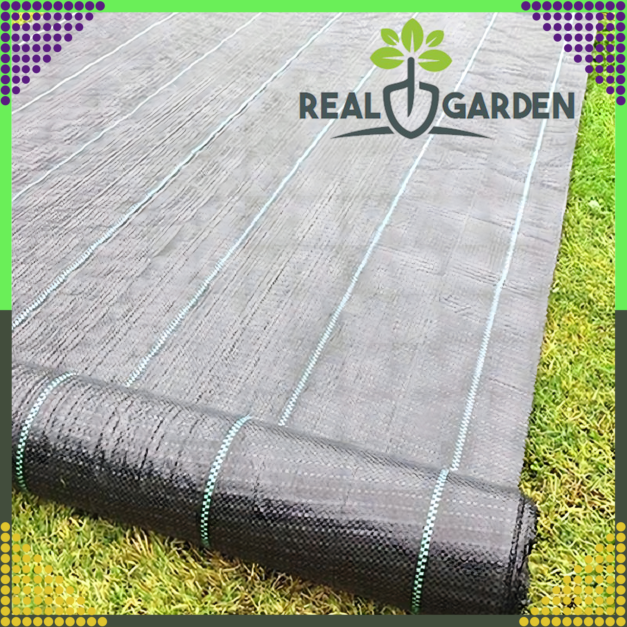 130szt. x Agrowłóknina 140g 1,6x50m Czarna UV Agrotkanina Mata Antychwastowa Ochronna - obrazek 4