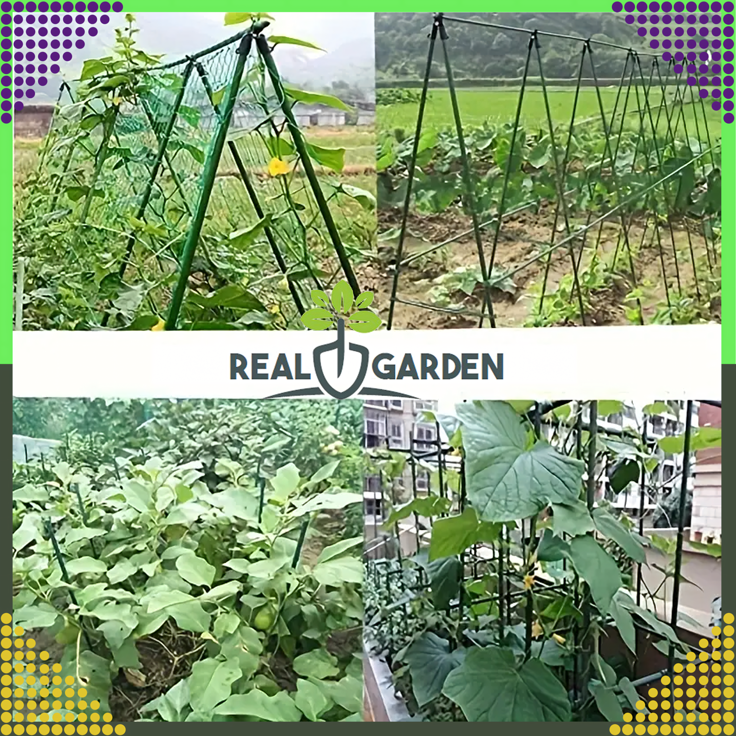 Łącznik Szczytowy Trójnik Zawiasowy do Tyczek Ogrodowych 9mm 10szt - obrazek 9