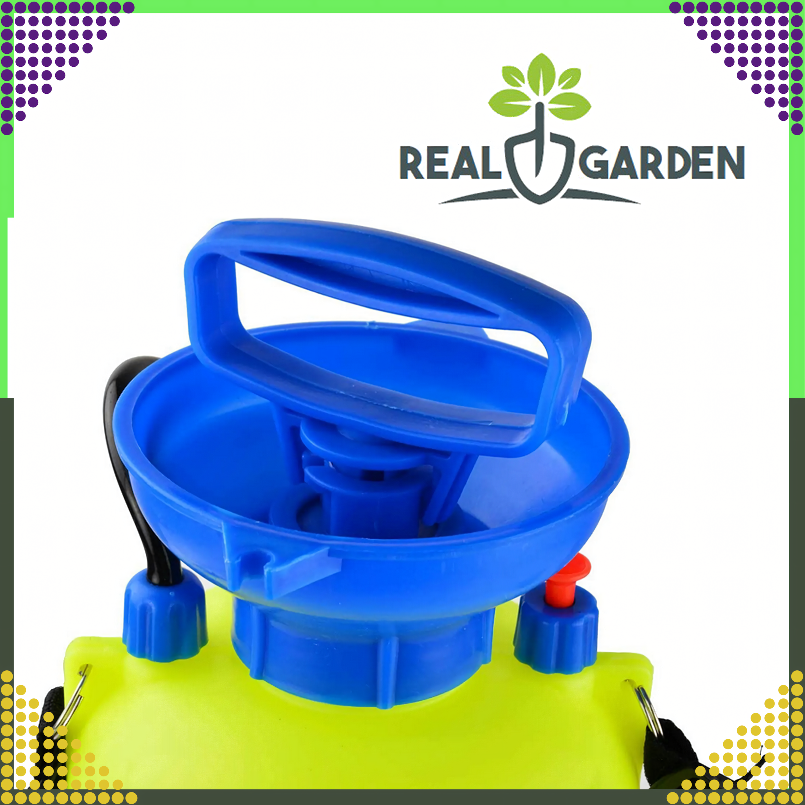 120x Opryskiwacz Spryskiwacz Ogrodowy Domowy Ręczny Ciśnieniowy 5L Lanca Szelki - obrazek 11