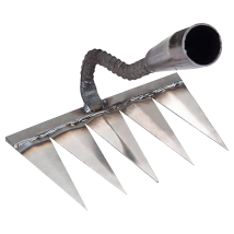 Motyka Stalowa Żelazna Ogrodnicza 5 Zębów Grabie Pielenia Ogrodu Chwastów