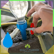 10x Nawadniacz do Kwiatów Doniczek na Butelki z Kranikiem do Roślin Ogrodu