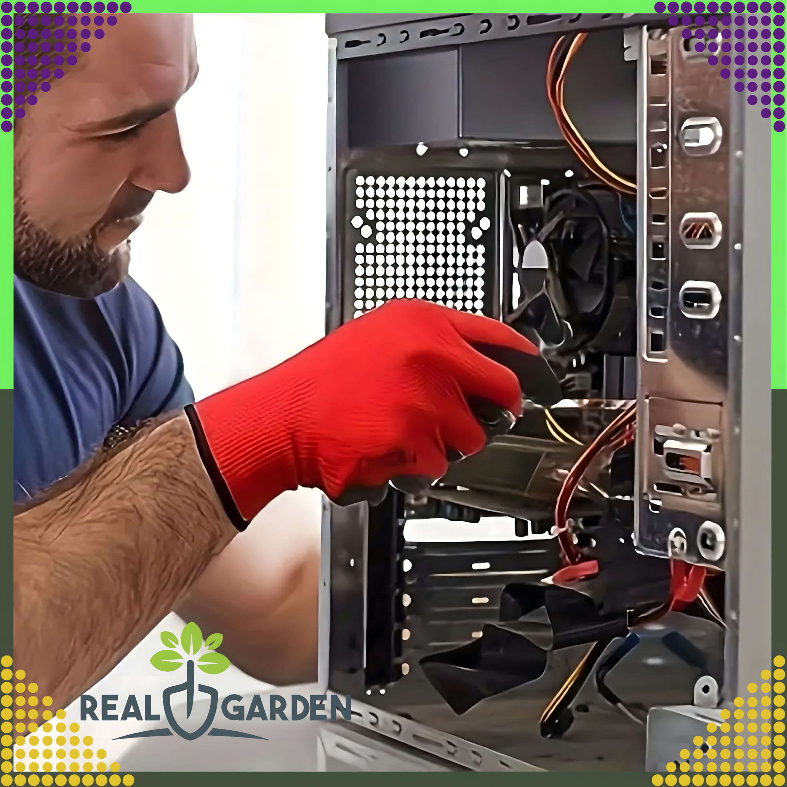 12 par Rękawice Robocze Ochronne Ogrodowe Wampirki Porowate do Ogrodu Warsztatowe - obrazek 7