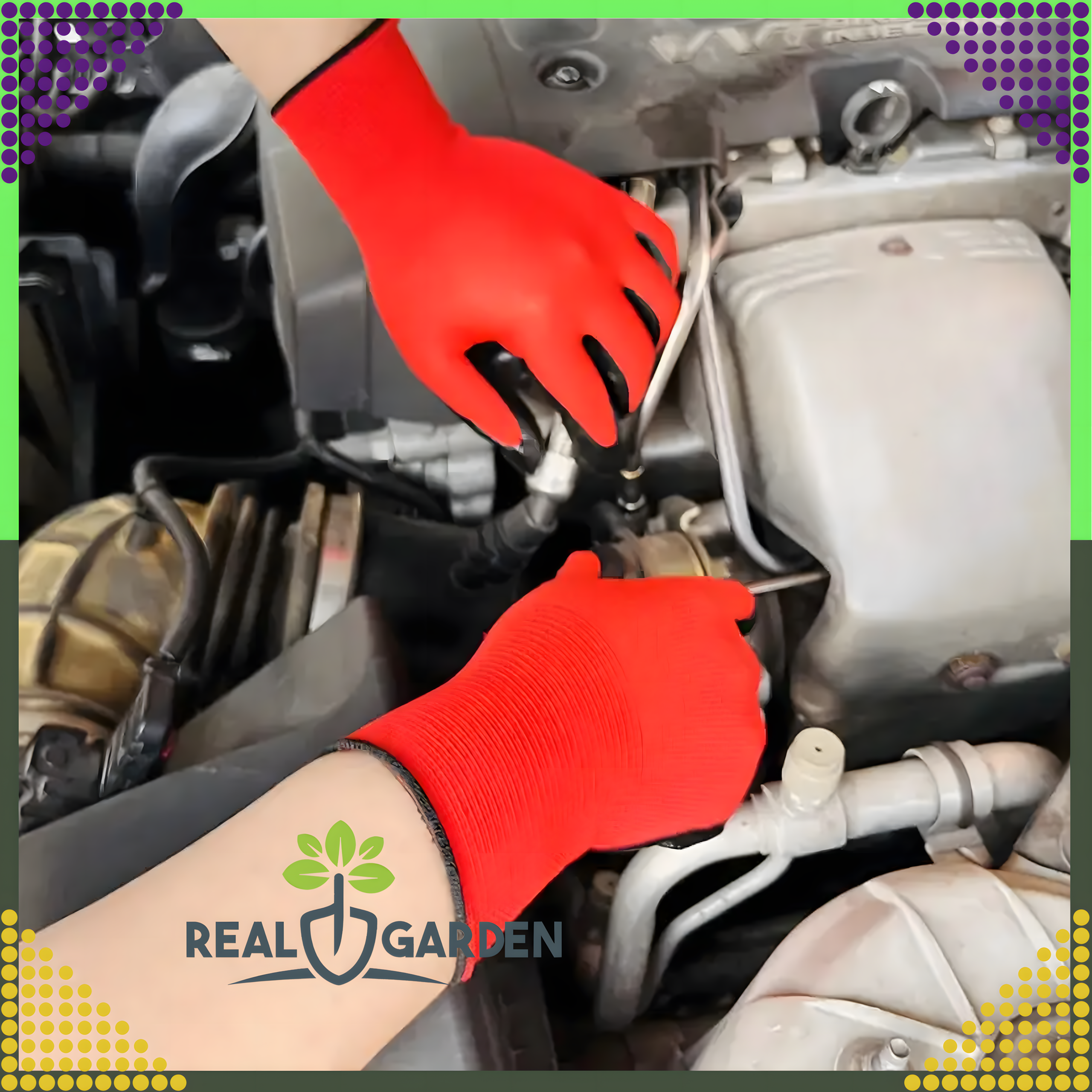 12 par Rękawice Robocze Ochronne Ogrodowe Wampirki Porowate do Ogrodu Warsztatowe - obrazek 11