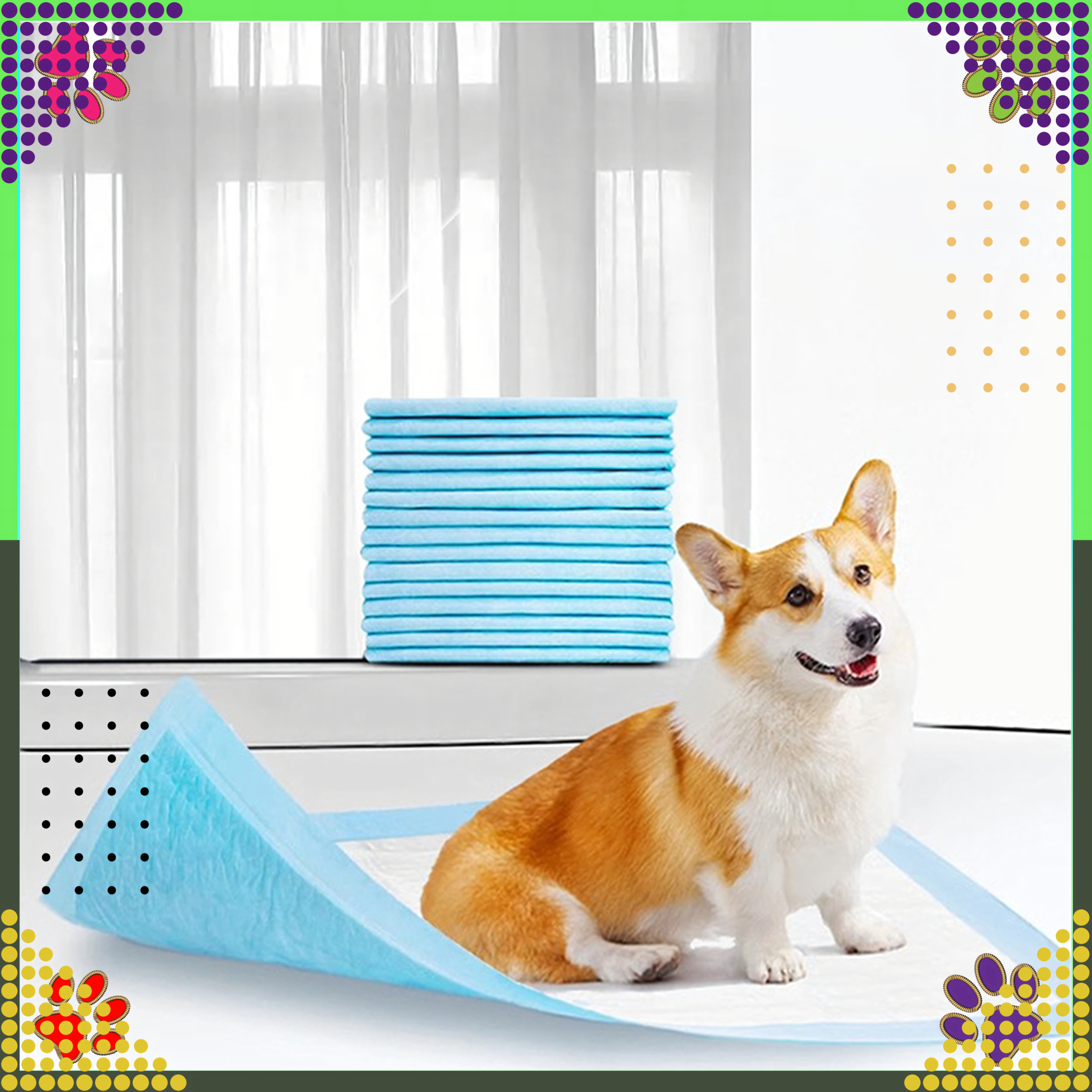 Paleta Podkłady Maty Higieniczne dla Psa do Nauki Sikania 60x90cm 168 Paczek x 50szt. - obrazek 4