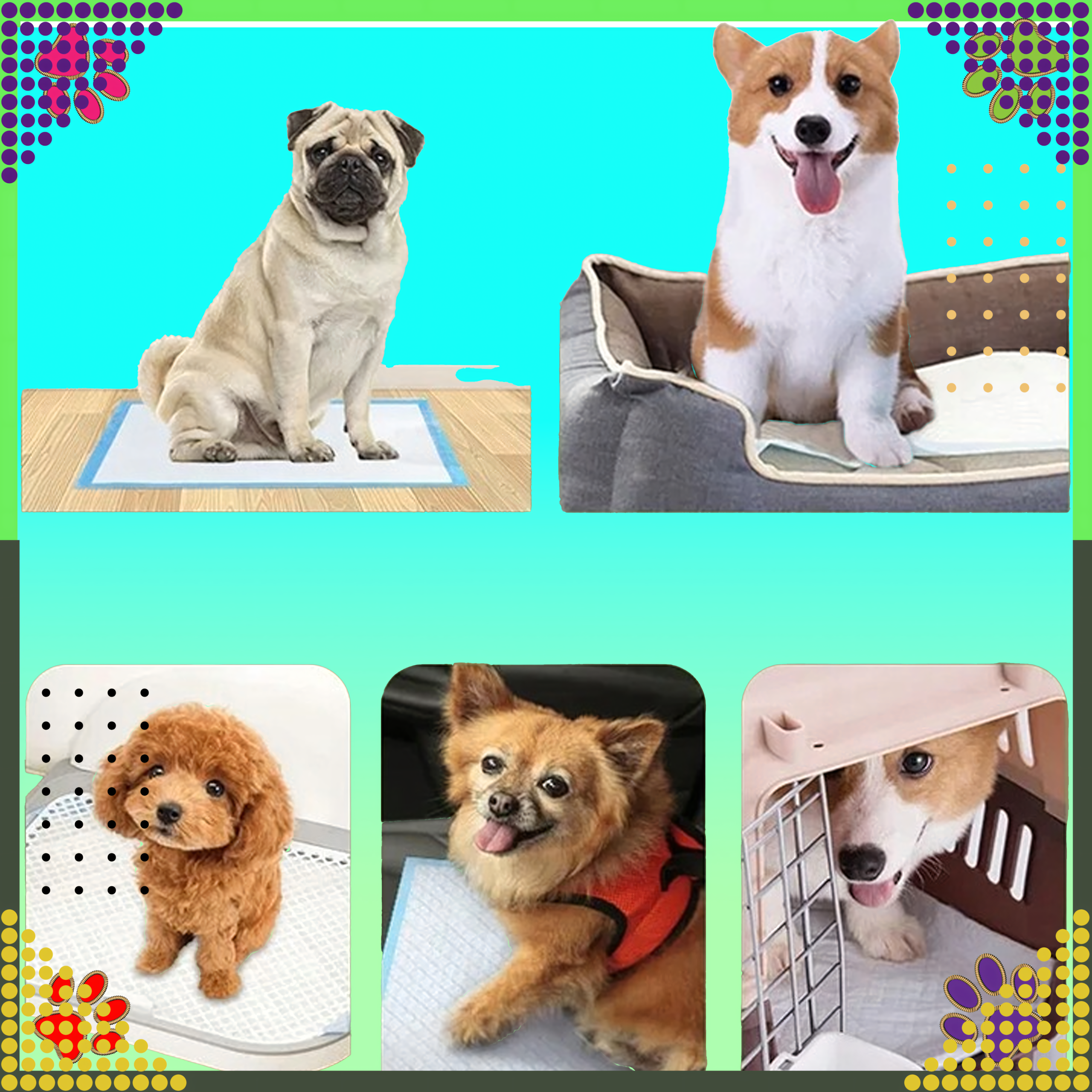 Paleta Podkłady Maty Higieniczne dla Psa do Nauki Sikania 60x90cm 168 Paczek x 50szt. - obrazek 9