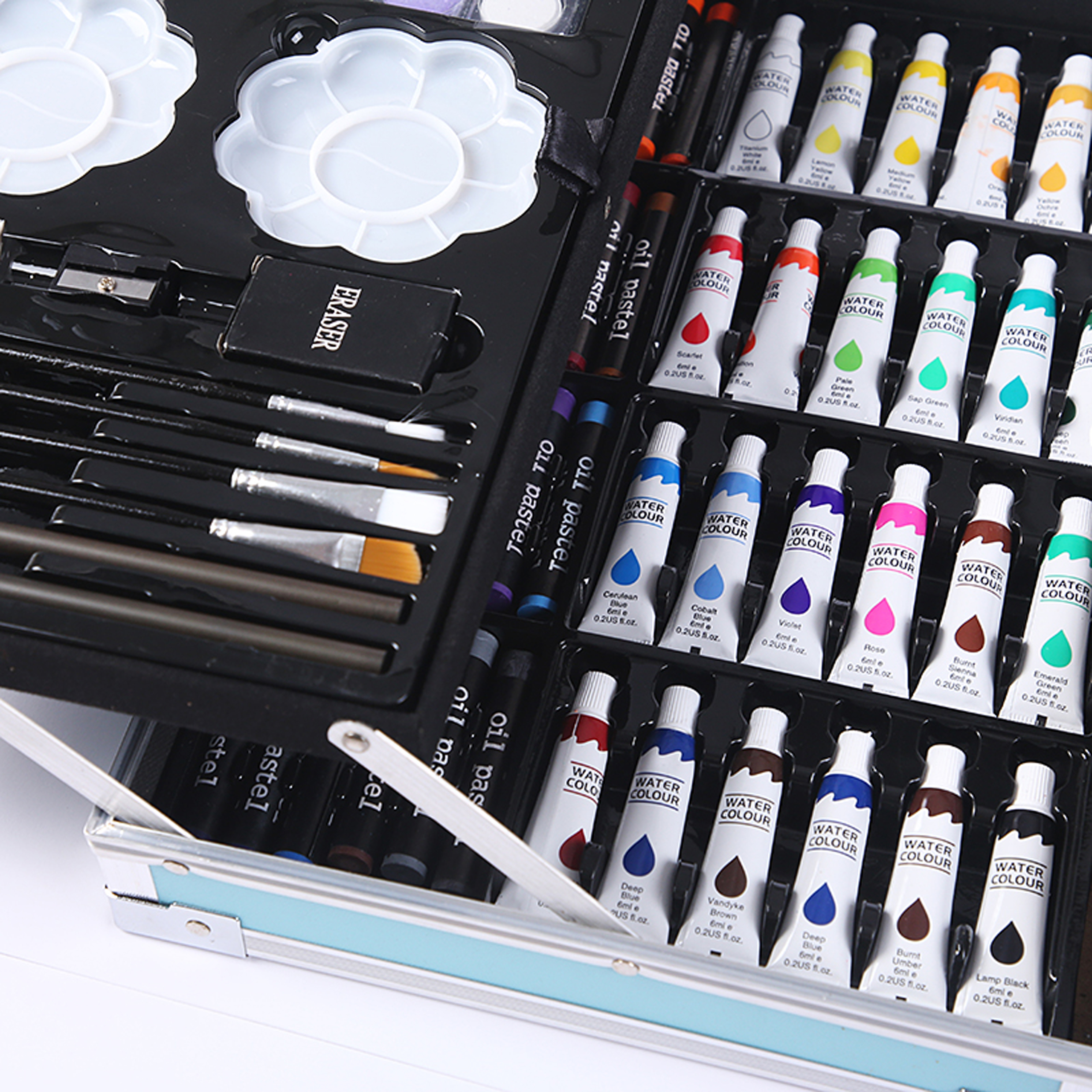 ZESTAW DO MALOWANIA DLA DZIECI Artystyczny kredki 145 el WALIZKA 204 SZT - obrazek 8