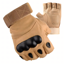 Rękawice Taktyczne Bojowe Survival na Motor Robocze bez Palców Militarne L